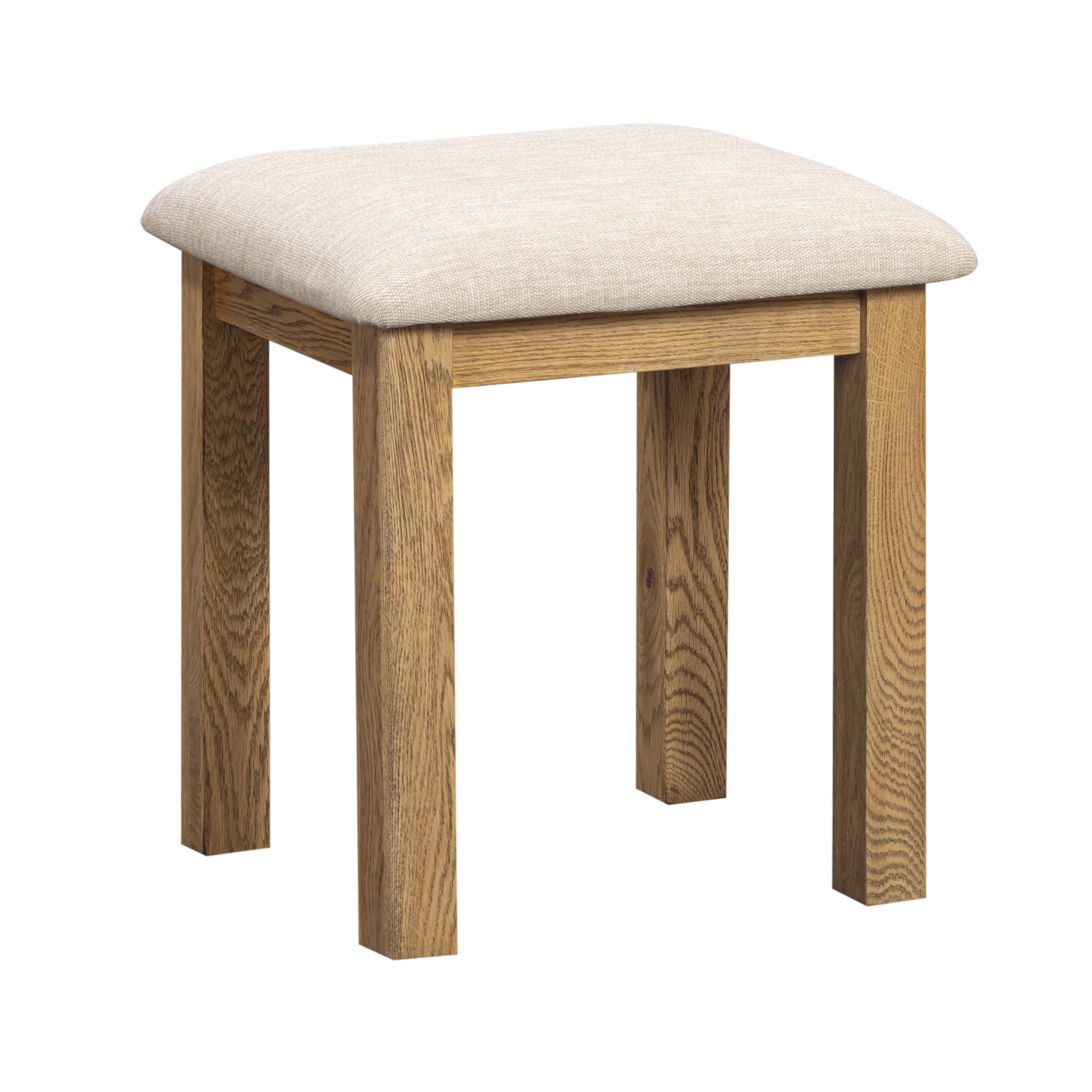 Dorchester Oak Dressing Table, Vanity Mirror & Stool