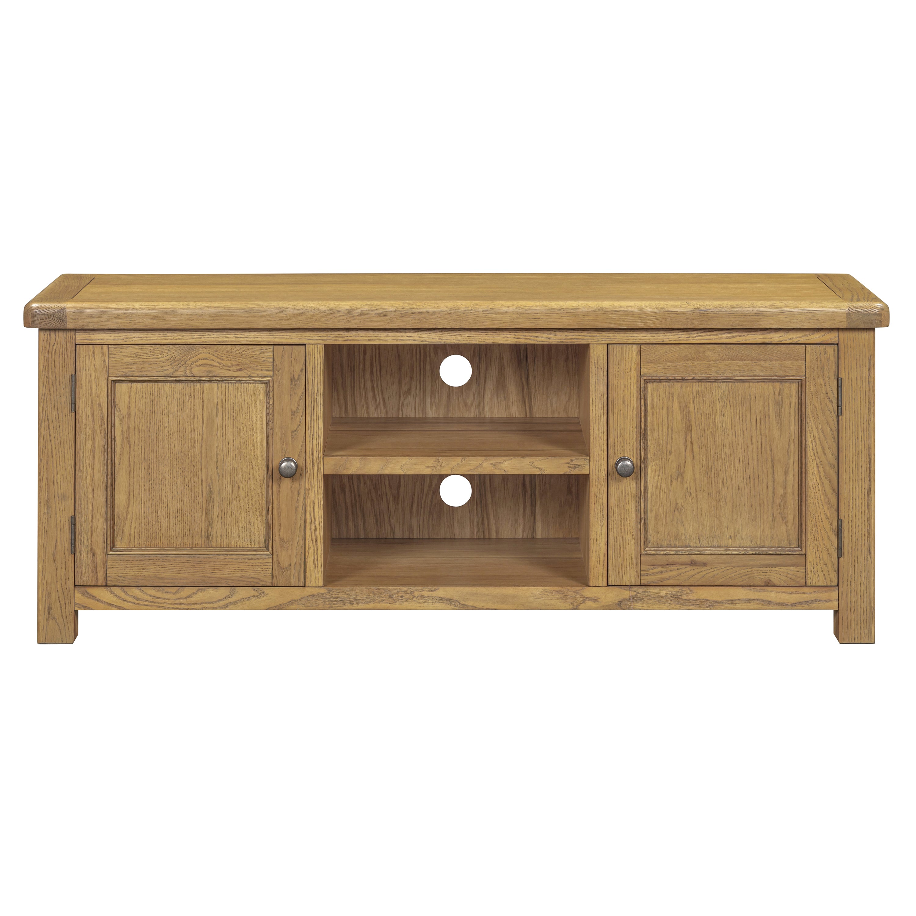 Dorchester Oak Large TV Unit with 2 drawers