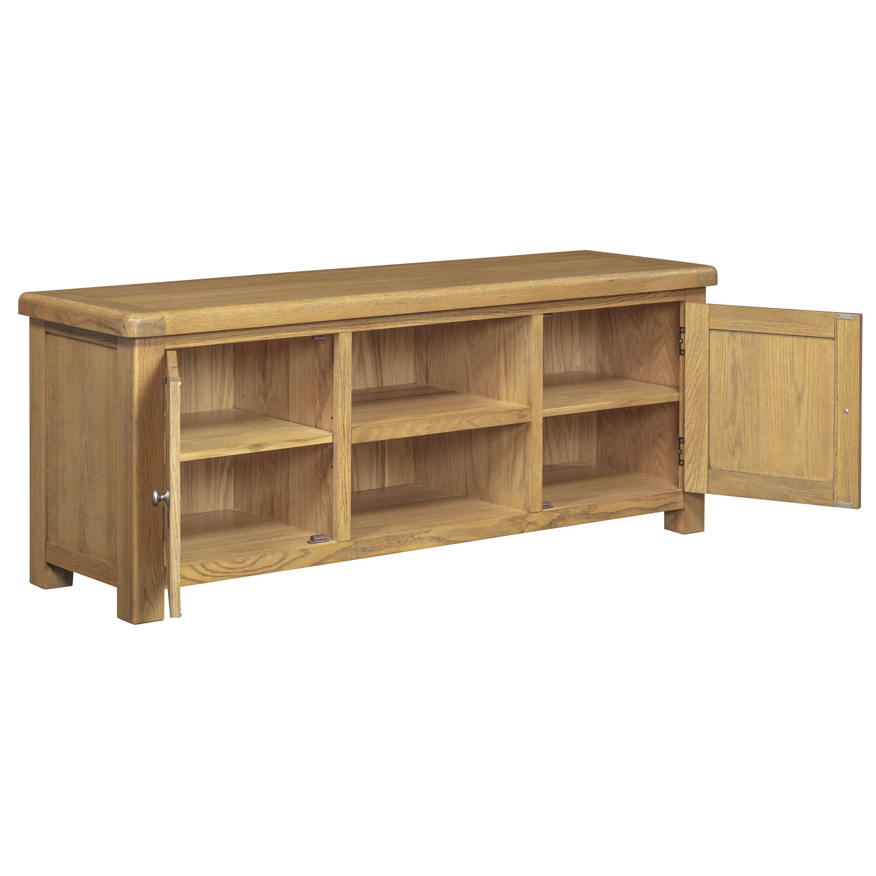 Dorchester Oak Large TV Unit with 2 drawers