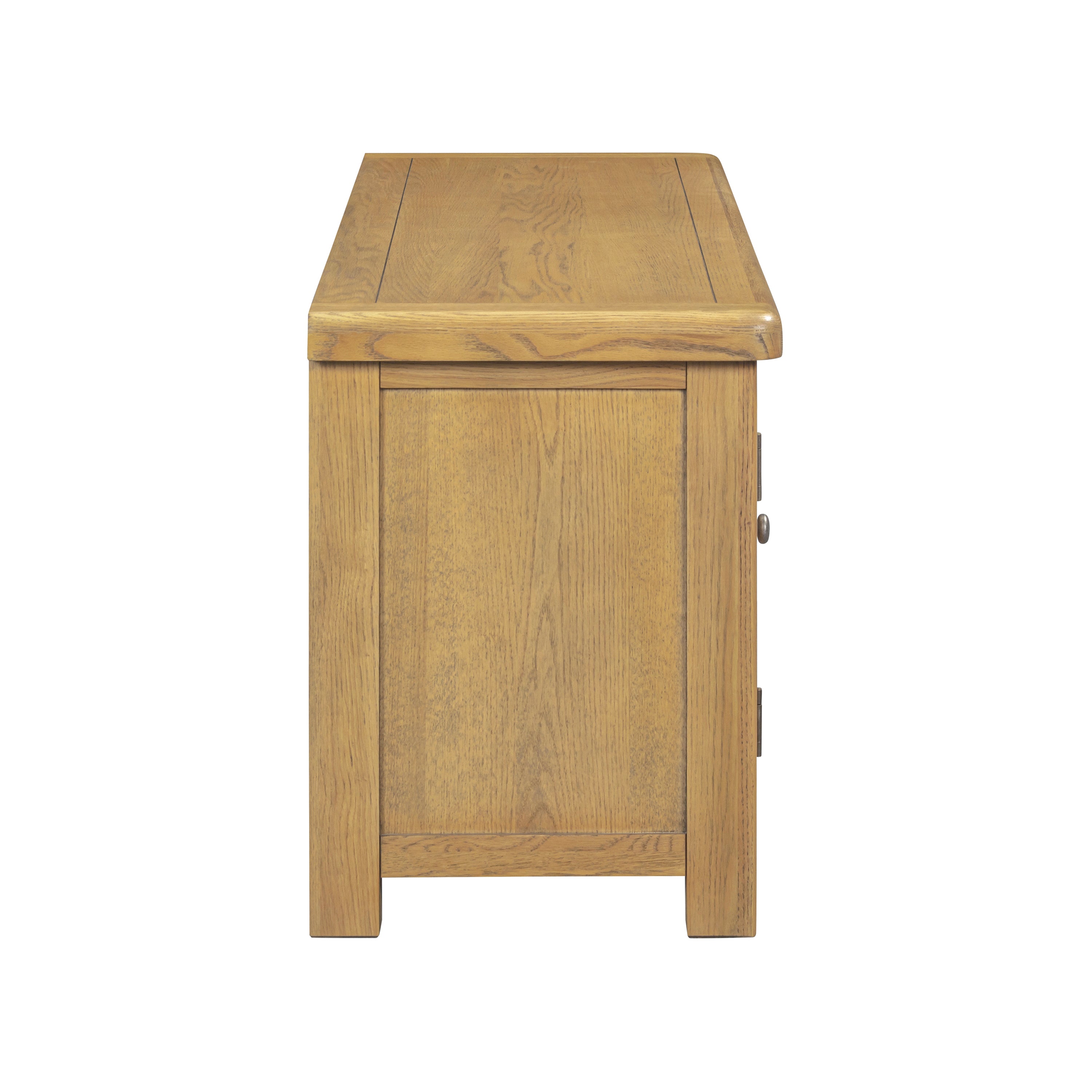 Dorchester Oak Large TV Unit with 2 drawers