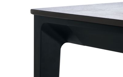 Miami Rectangular Stone Top Dining Table - Slate Grey | Luxury Dining Furniture