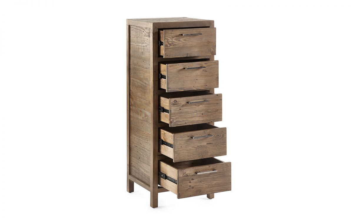 Heritage 5-Drawer Tallboy Chest - Classic Storage Solution