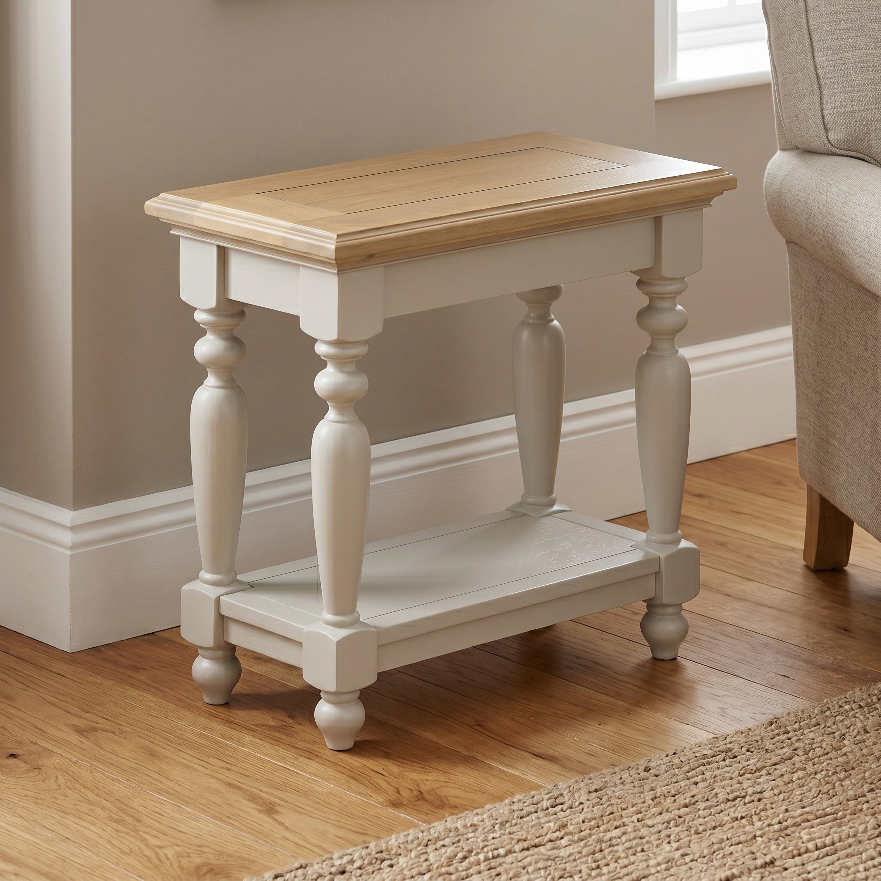 Chateau Painted Sofa SideTable