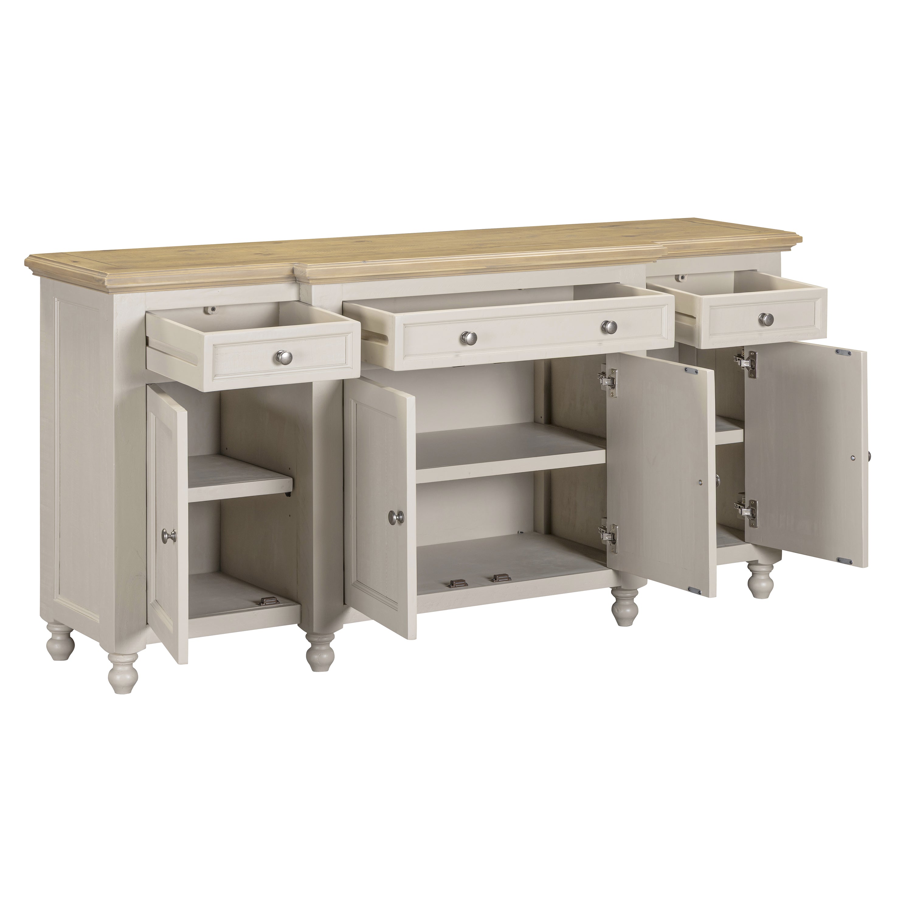 Chateau Painted 4 Door 3 Drawer Sideboard