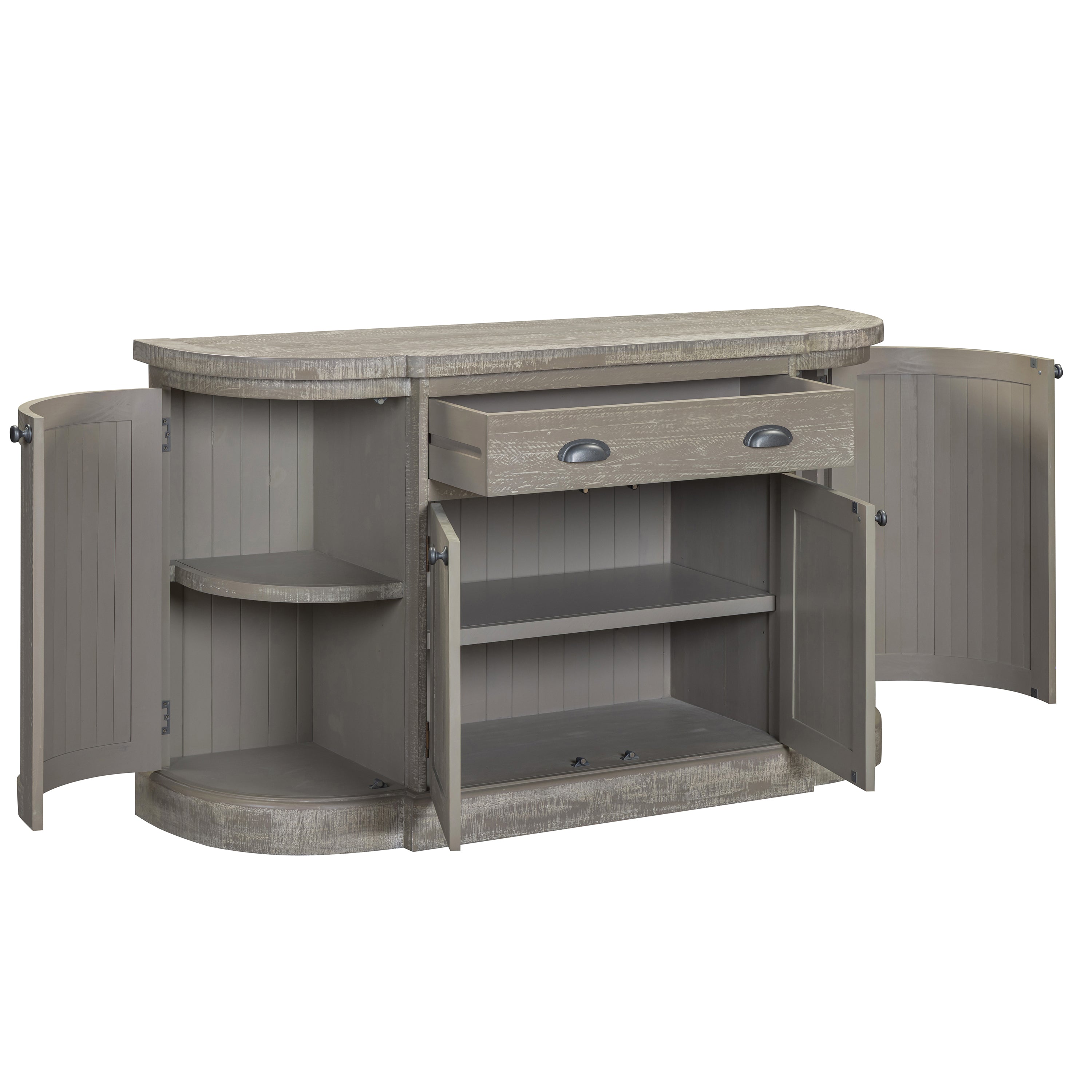 Bordeaux 4 Door Curved Sideboard