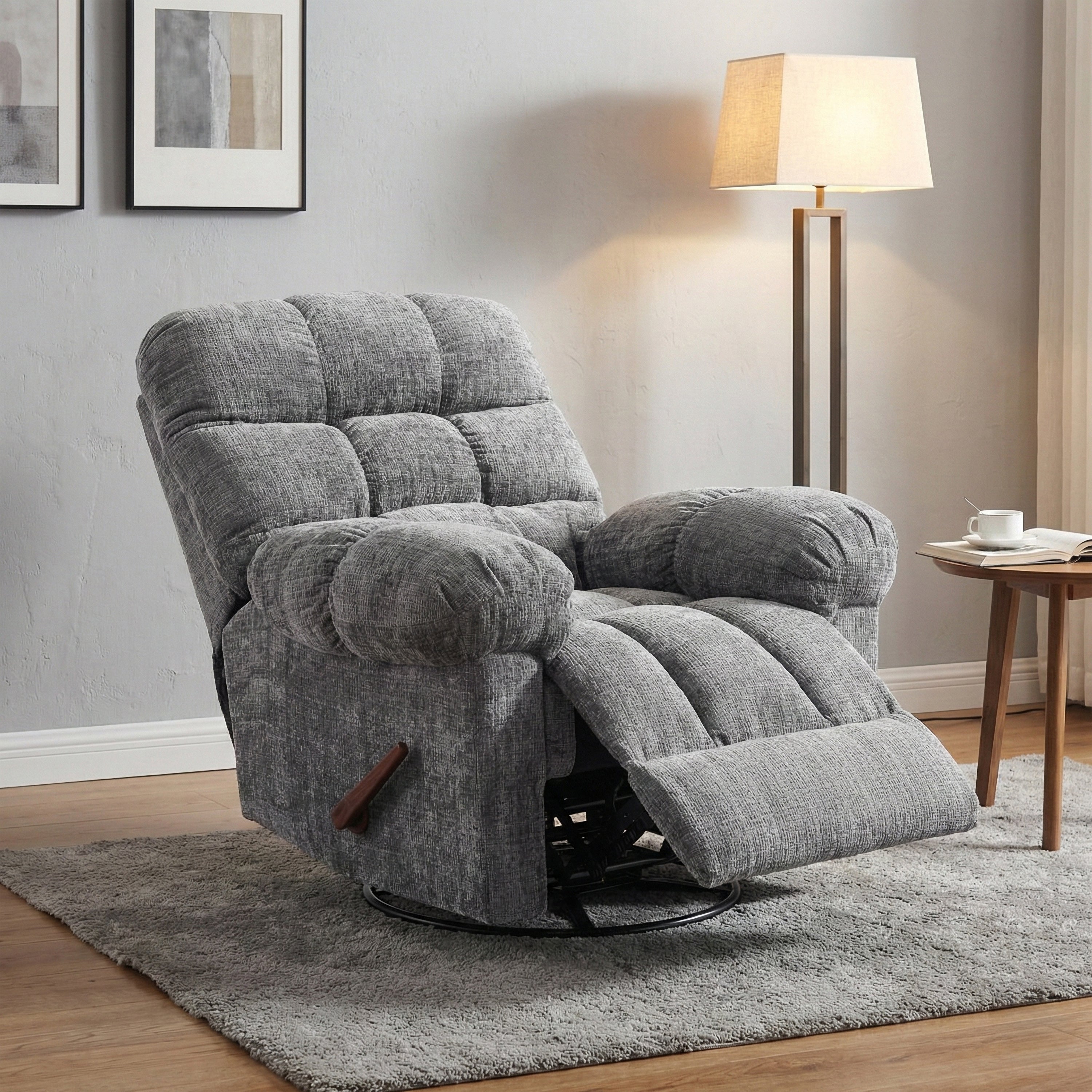 Cloud Swivel Chair Graphite
