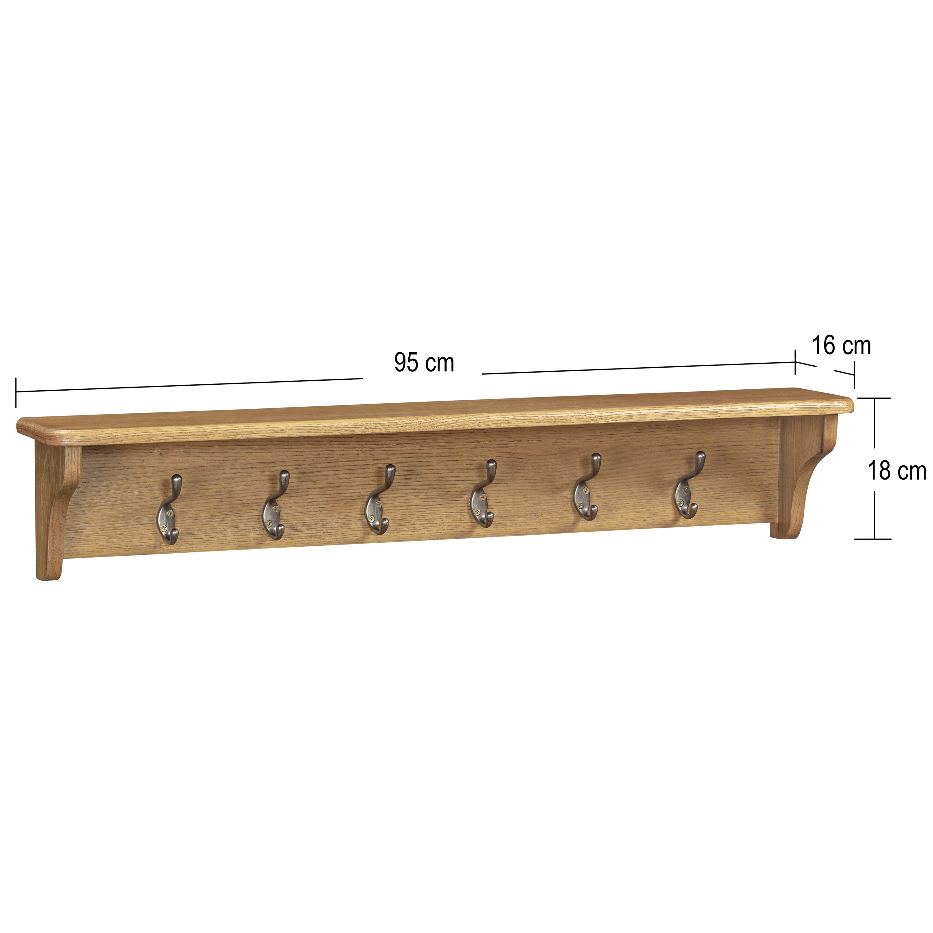 Dorchester Oak Coat Rack