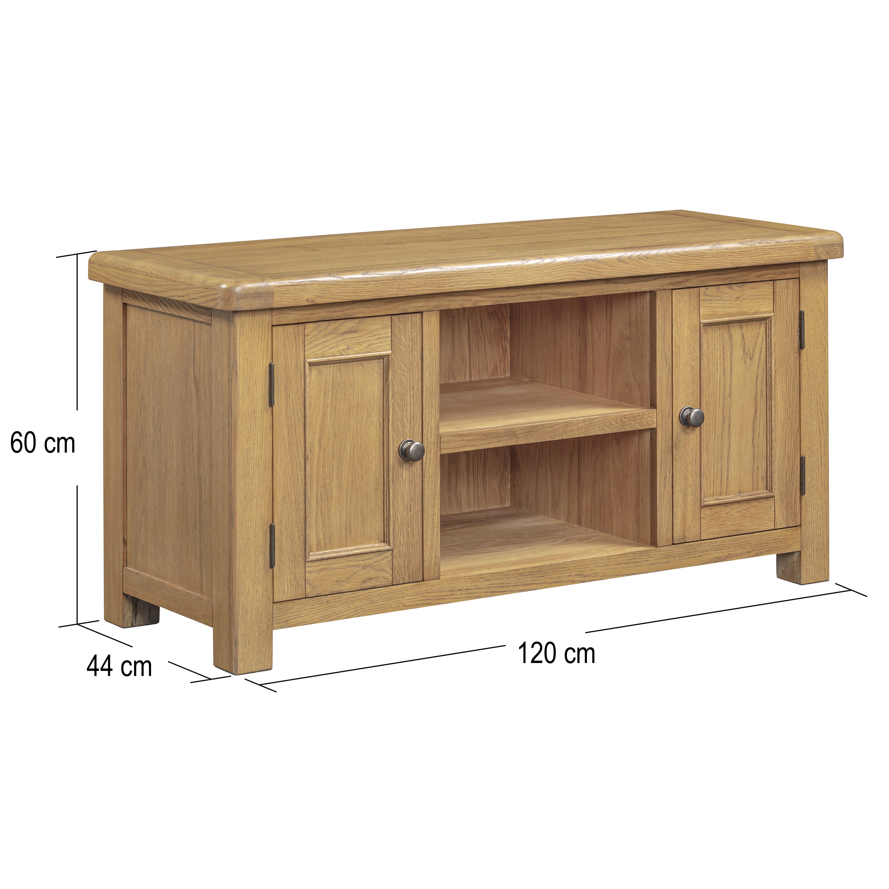 Dorchester Oak Medium TV Unit with 2 doors