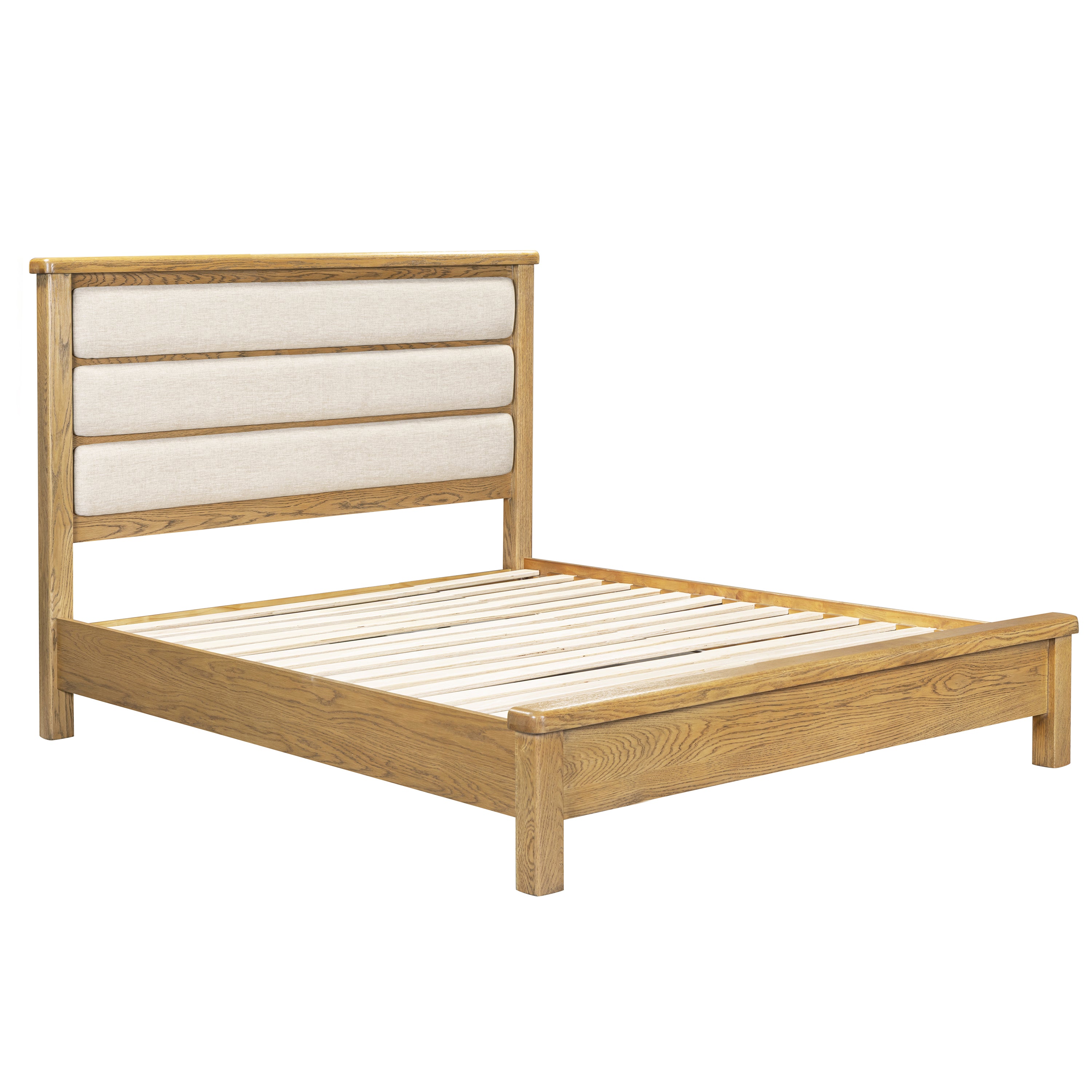 Dorchester Oak 4'6 Low End Bed