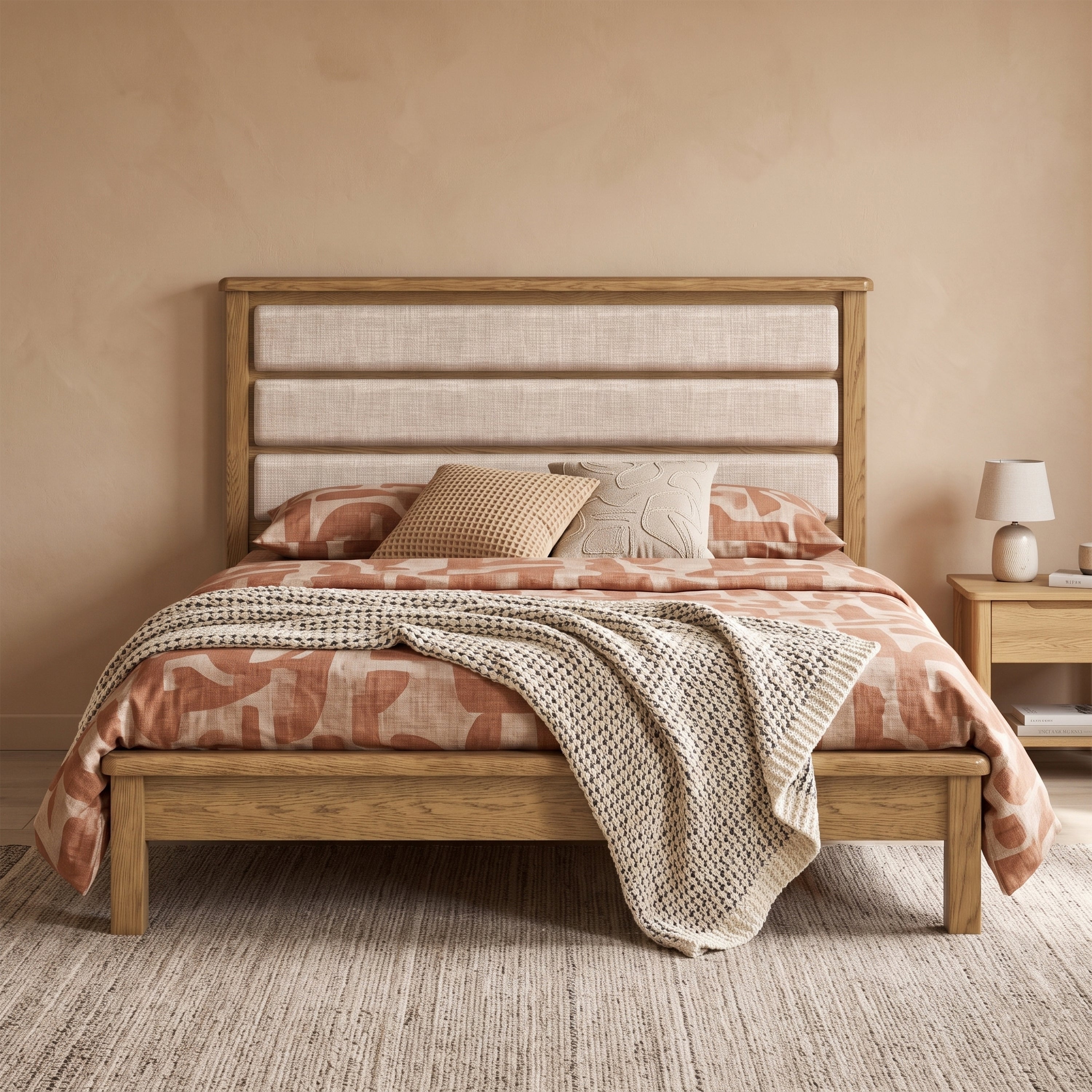 Dorchester Oak 6' Low End Bed