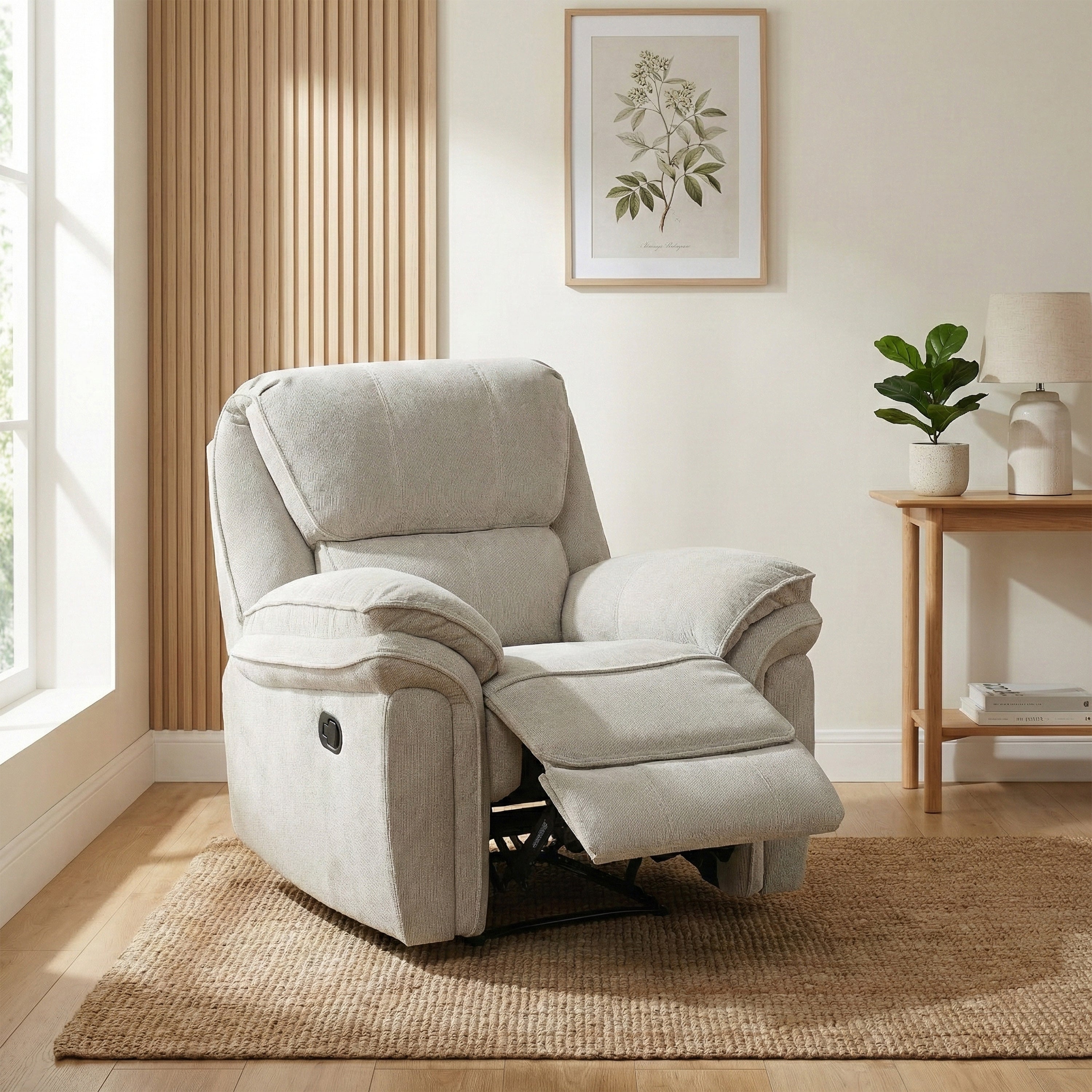 Westbury Chair Manual Recliner Beige