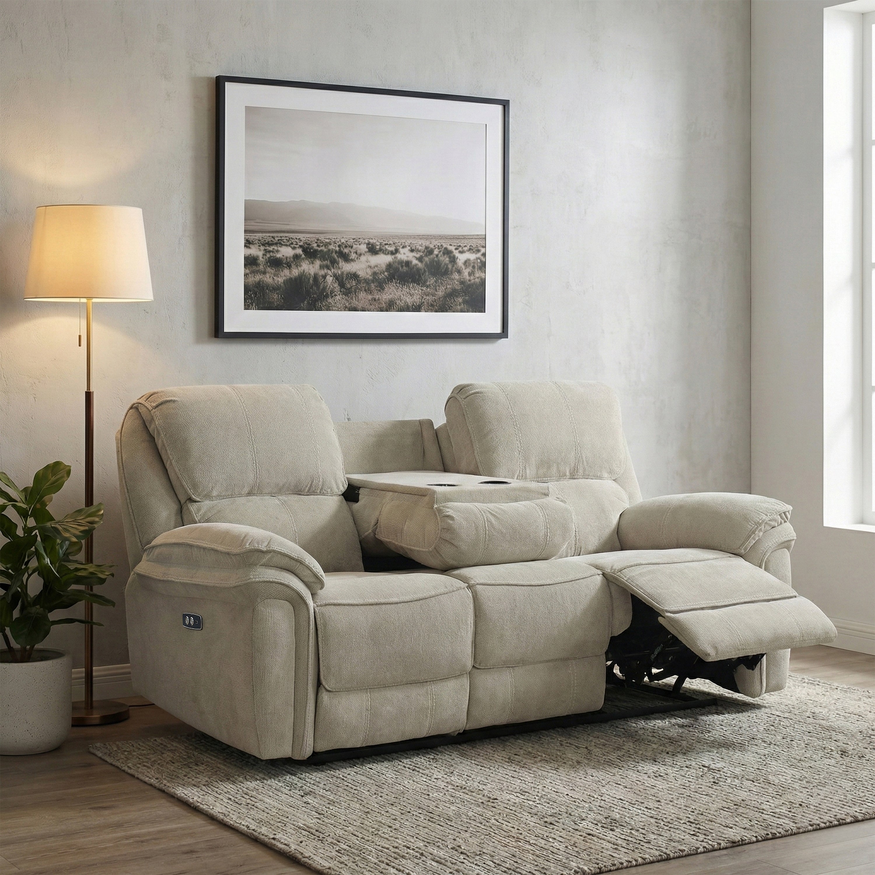 Westbury 3 Seater Electric Recliner Beige