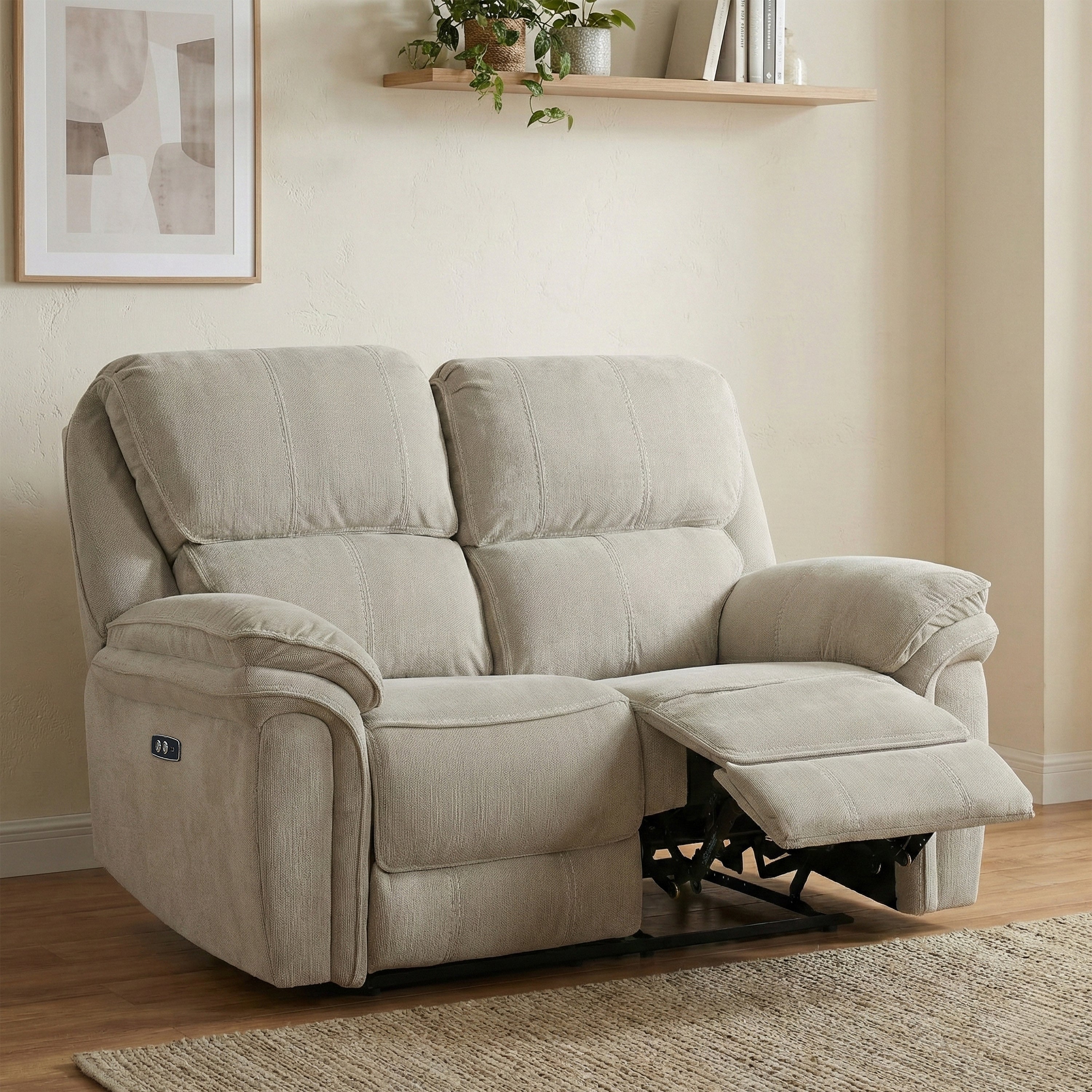 Westbury 2 Seater Electric Recliner Beige