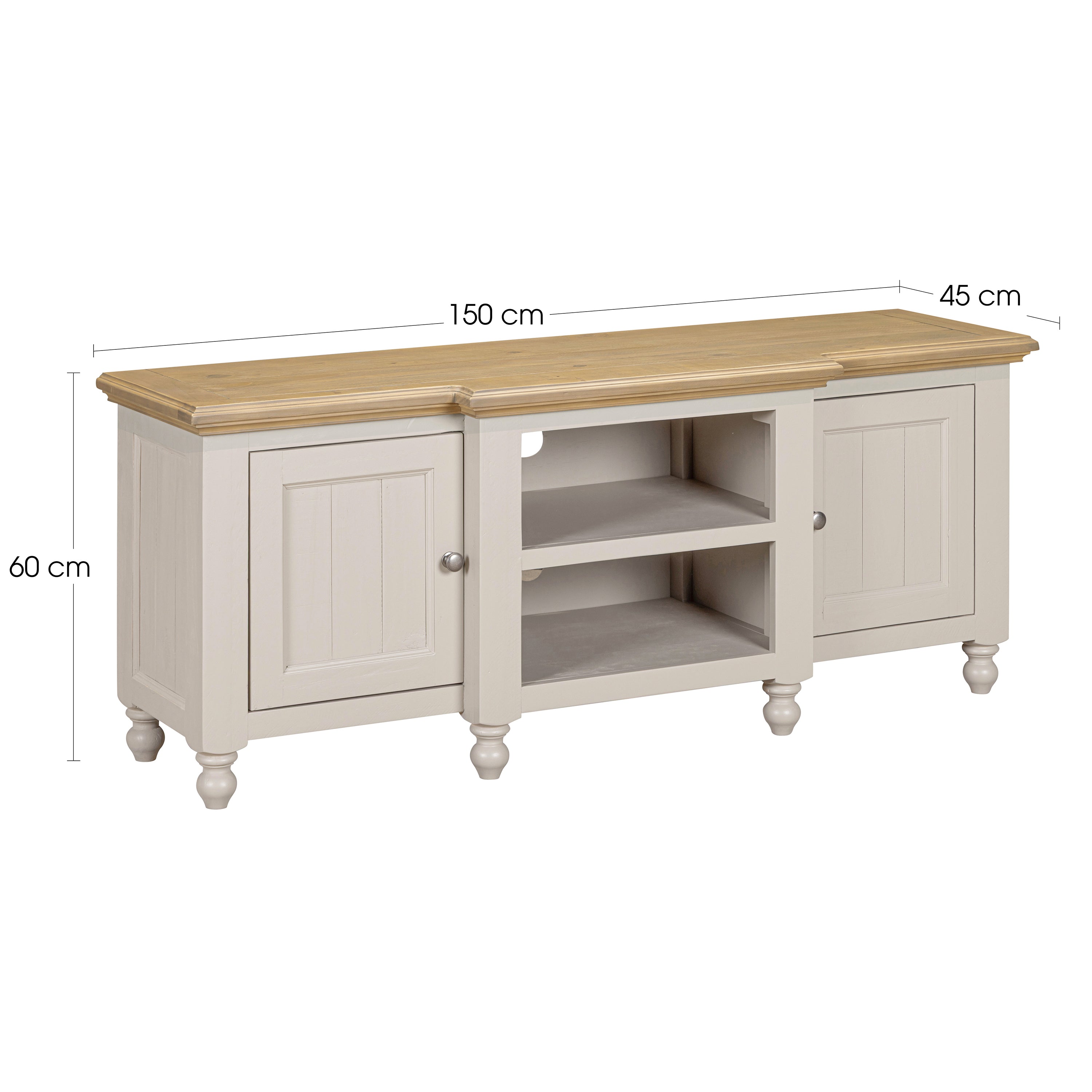 Chateau Painted Large TV Unit 2 Door