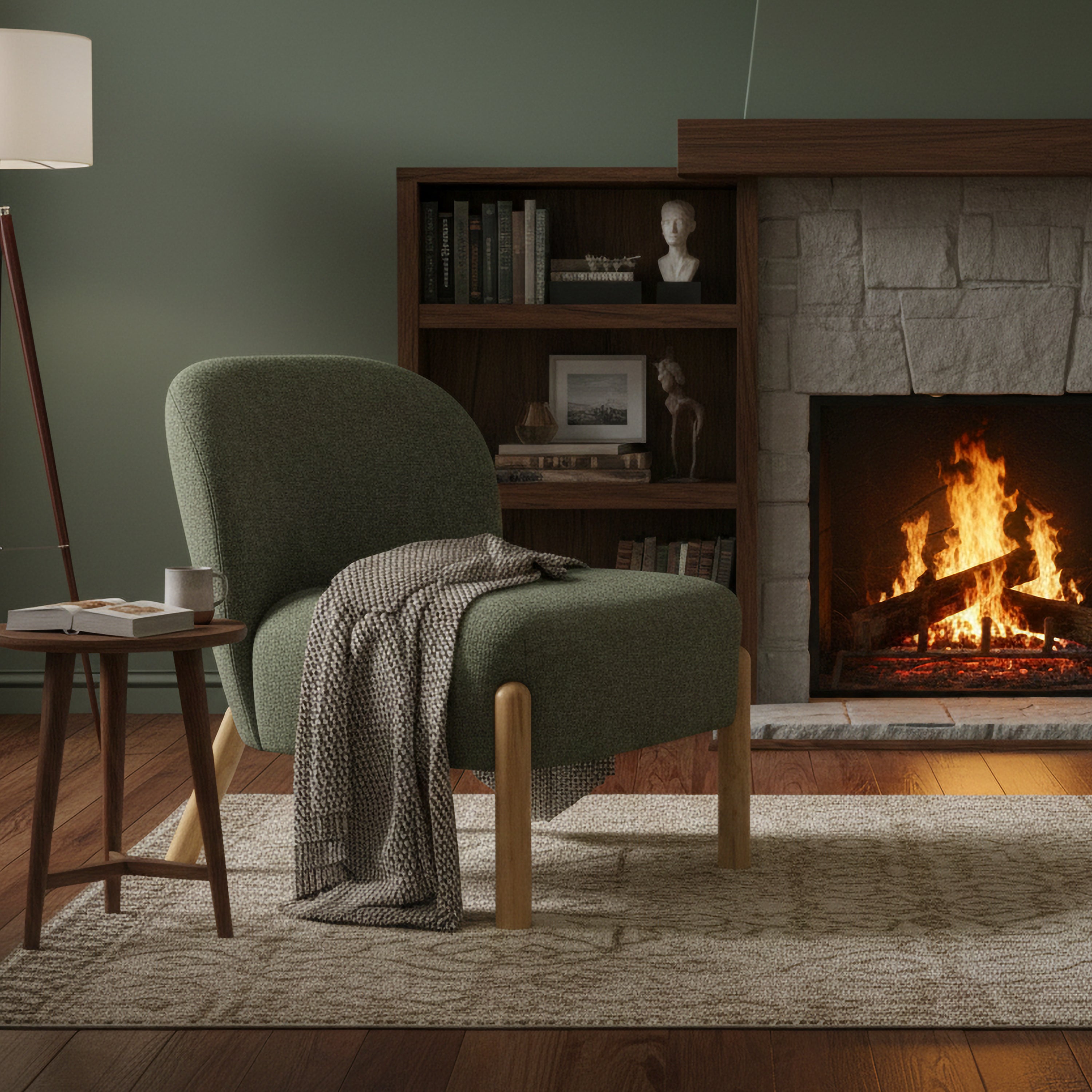 Alana Chair Moss Green