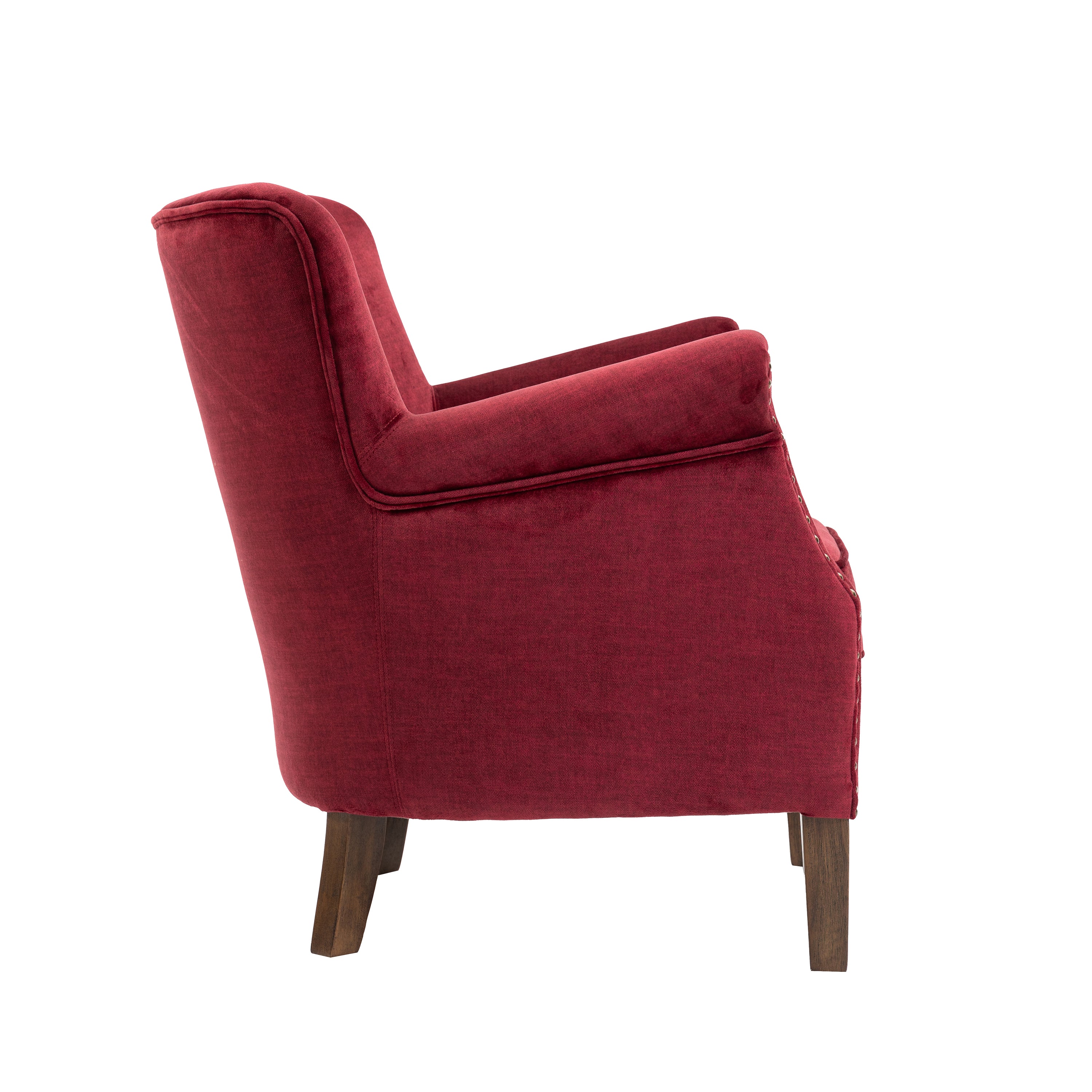 Harlow Armchair Vogue – Bordeaux Fabric Accent Chair