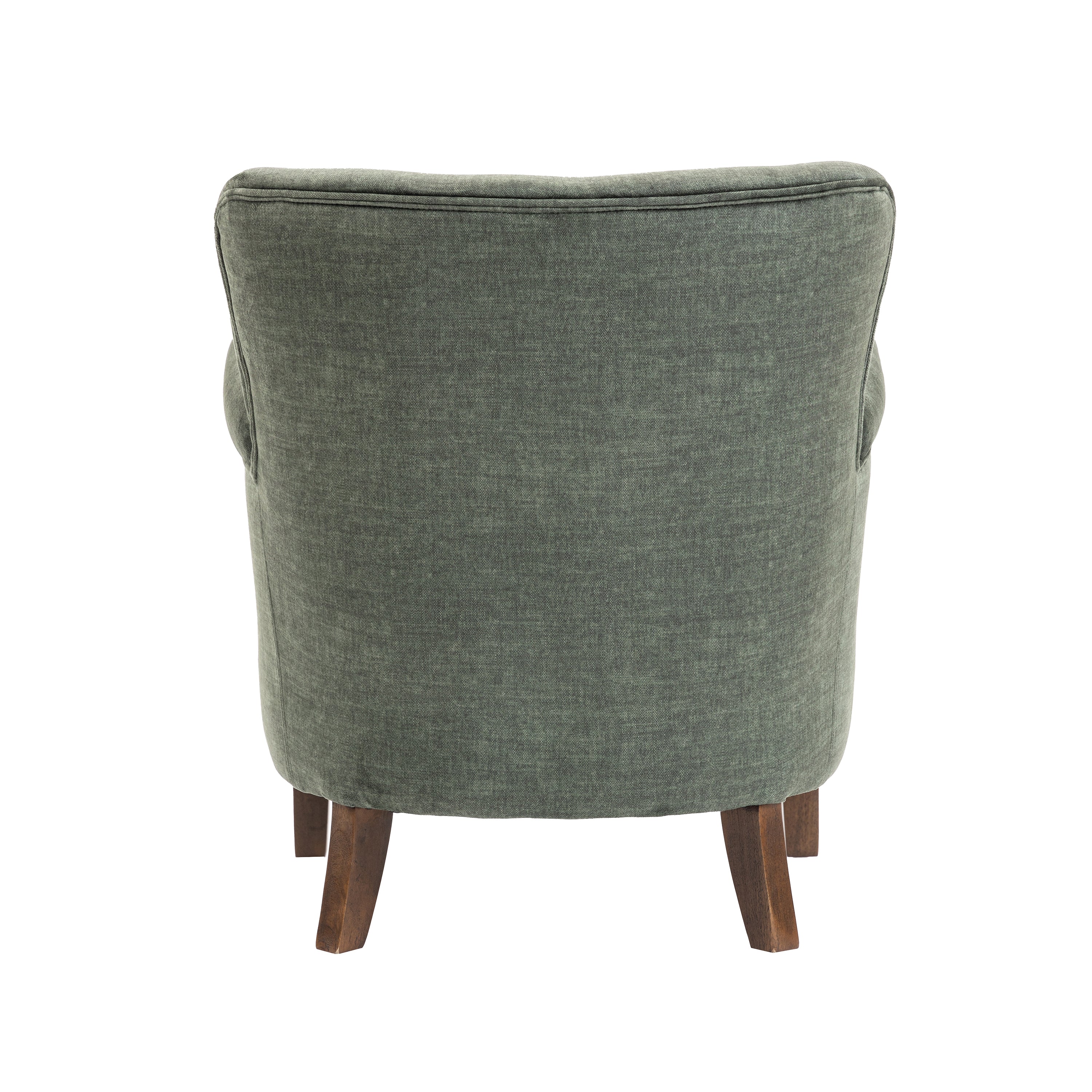 Harlow Armchair – Vogue Winter Moss with Brass Studding