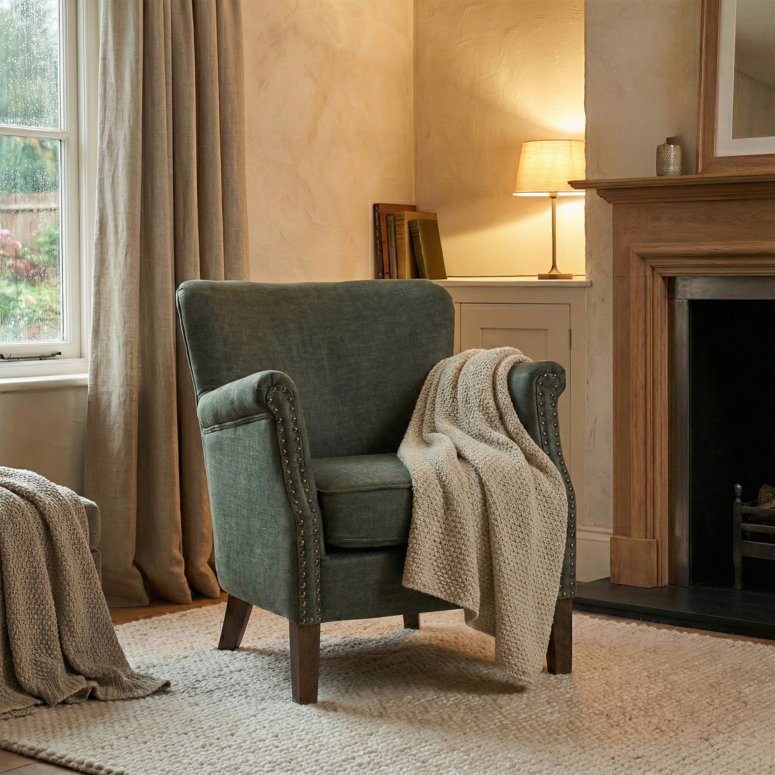 Harlow Armchair Vogue Winter Moss