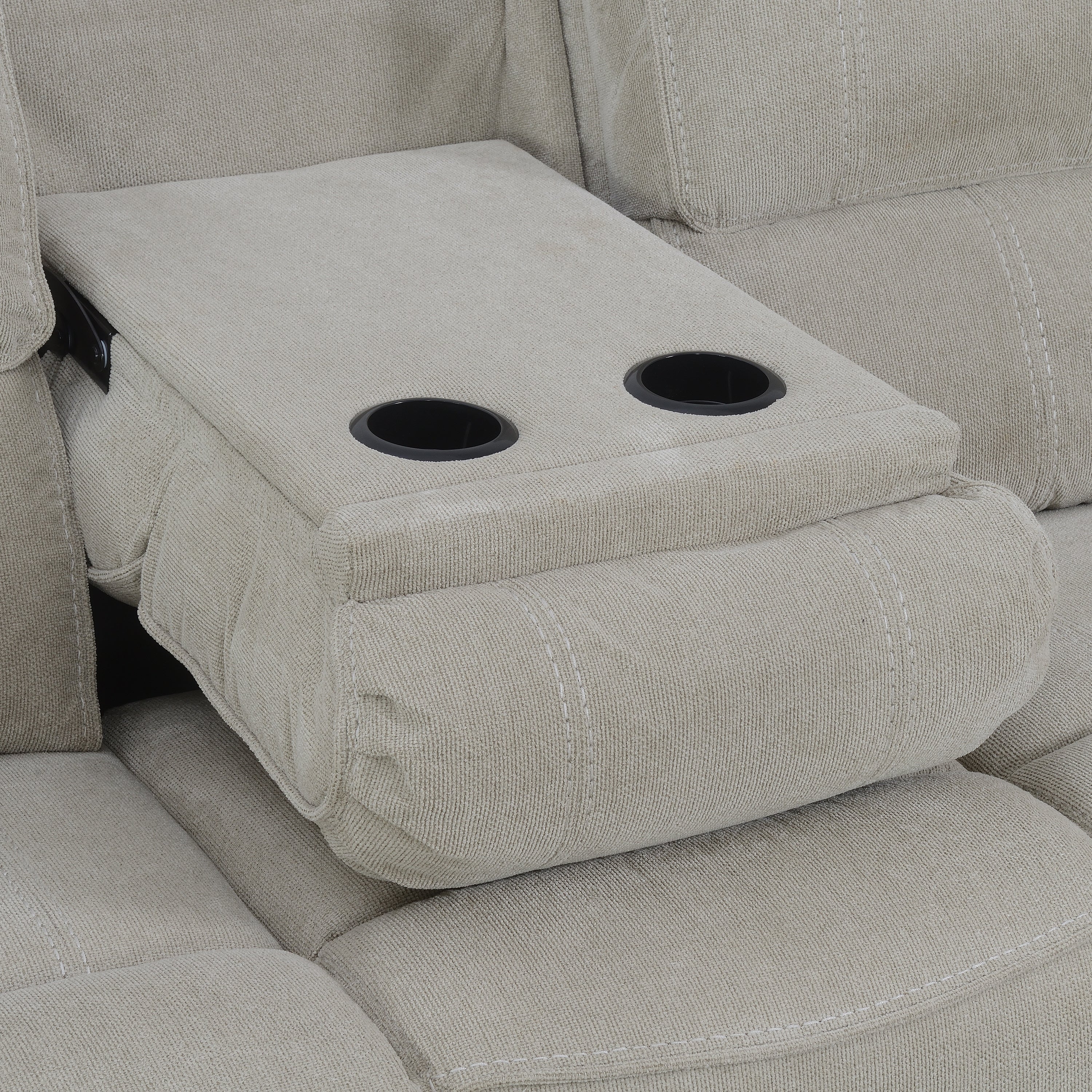 Westbury Manual Reclining 3+1+1 Suite Beige