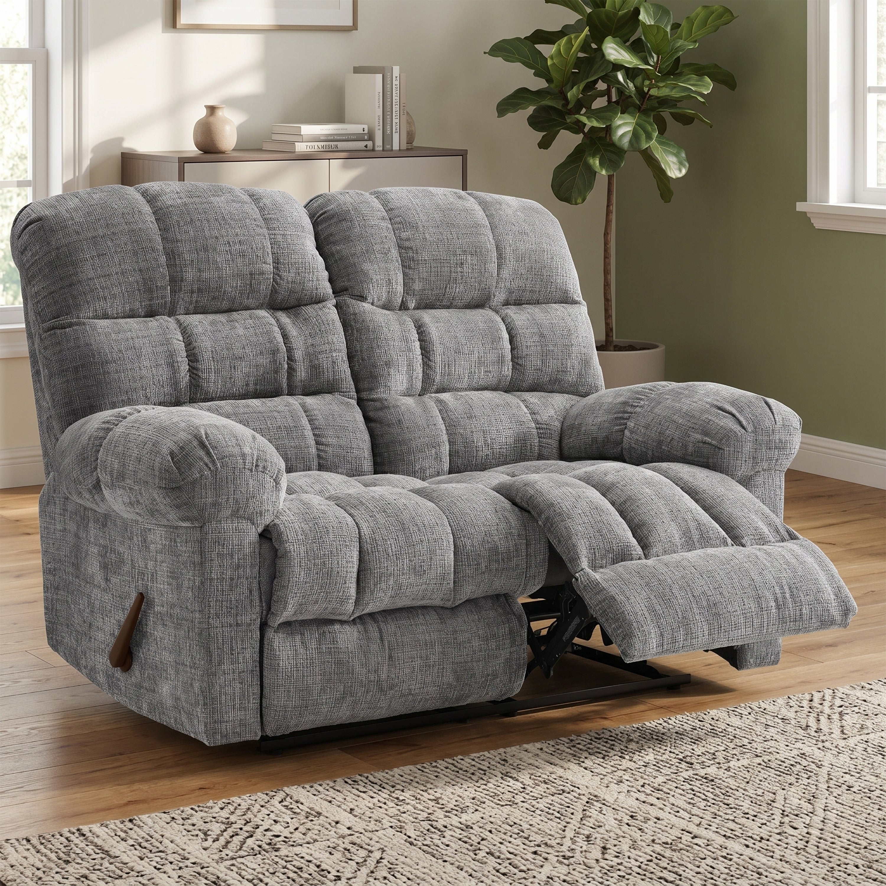 Cloud 2 Seater Recliner Graphite