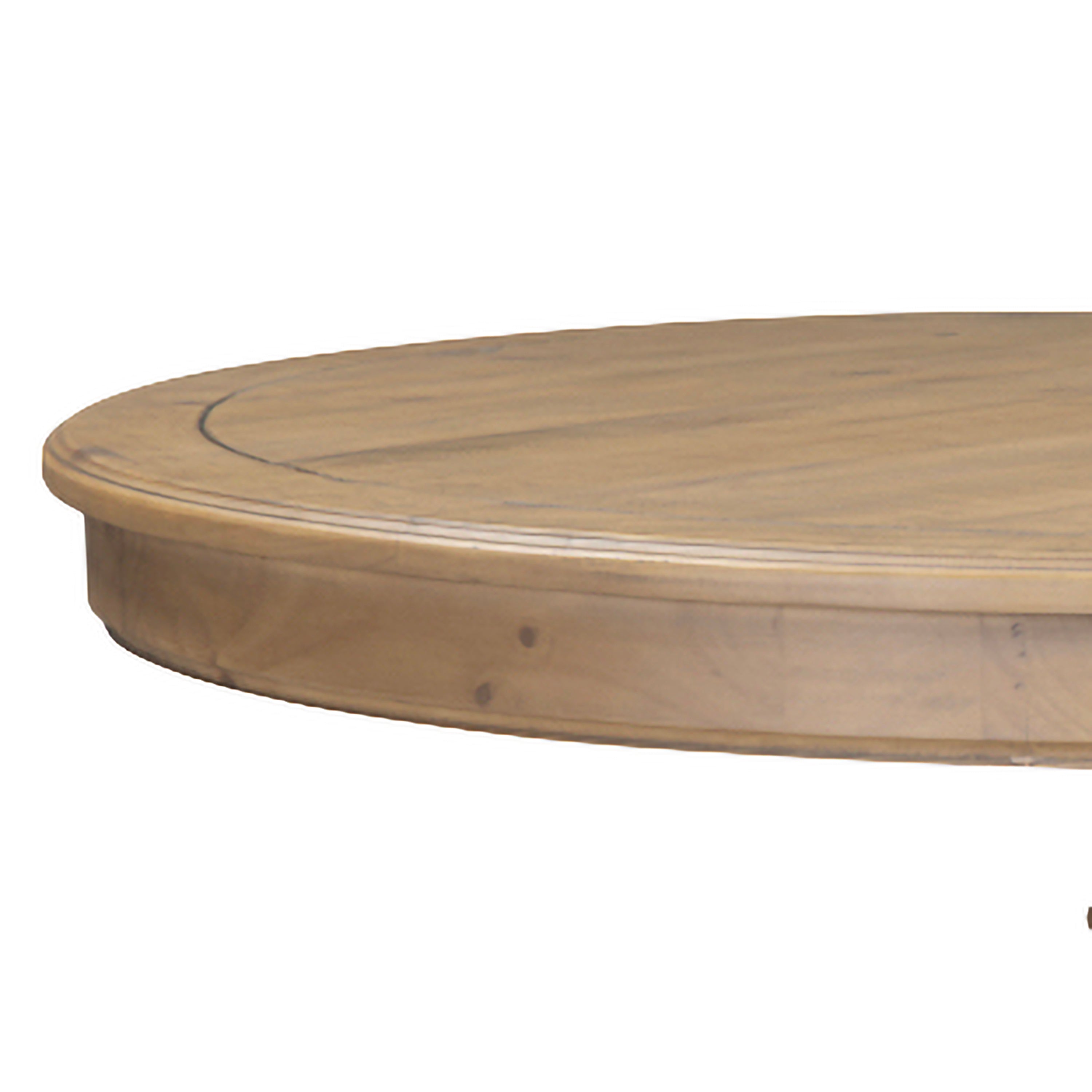 Chateau Rustic Round 120cm fixed Dining Table