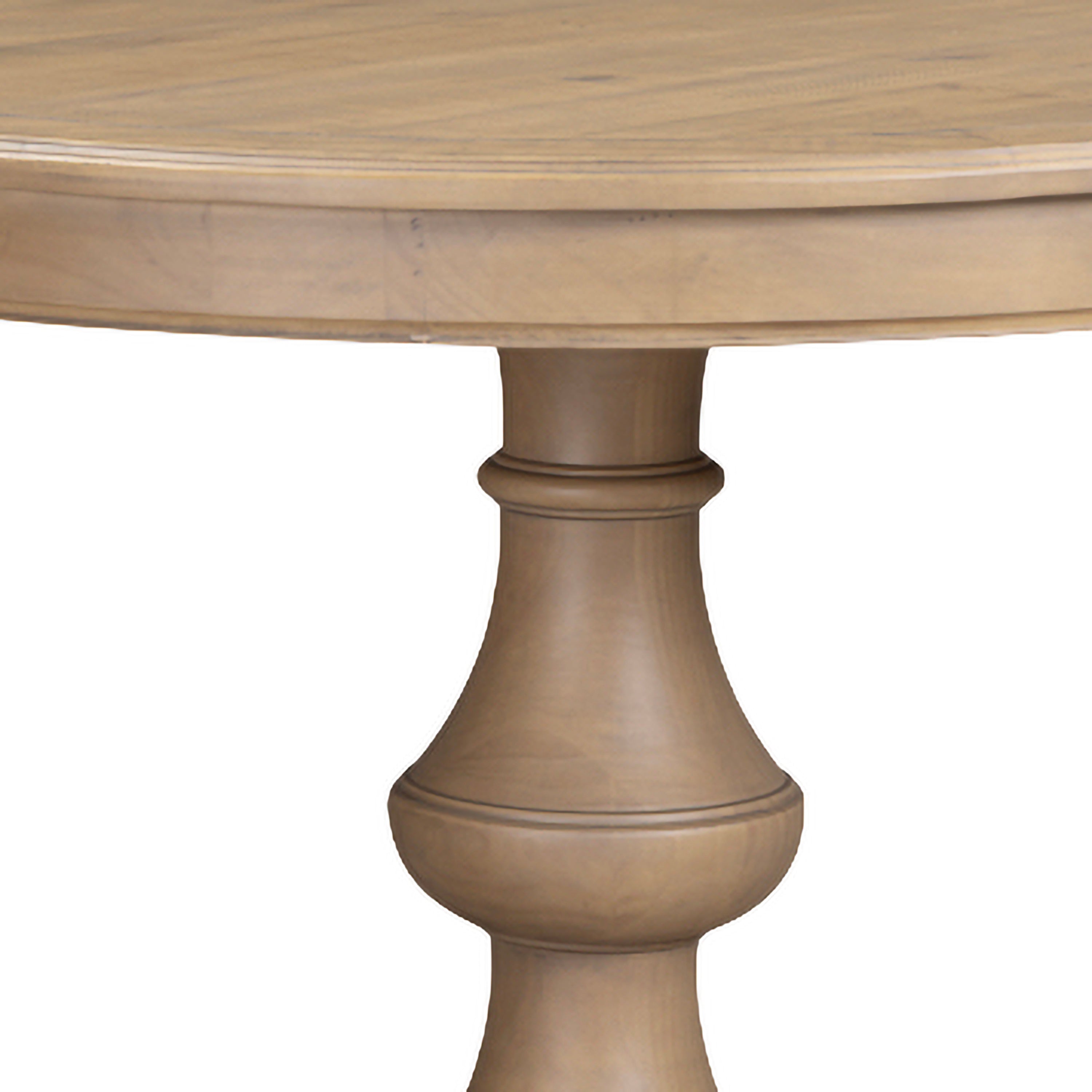 Chateau Rustic Round 120cm fixed Dining Table