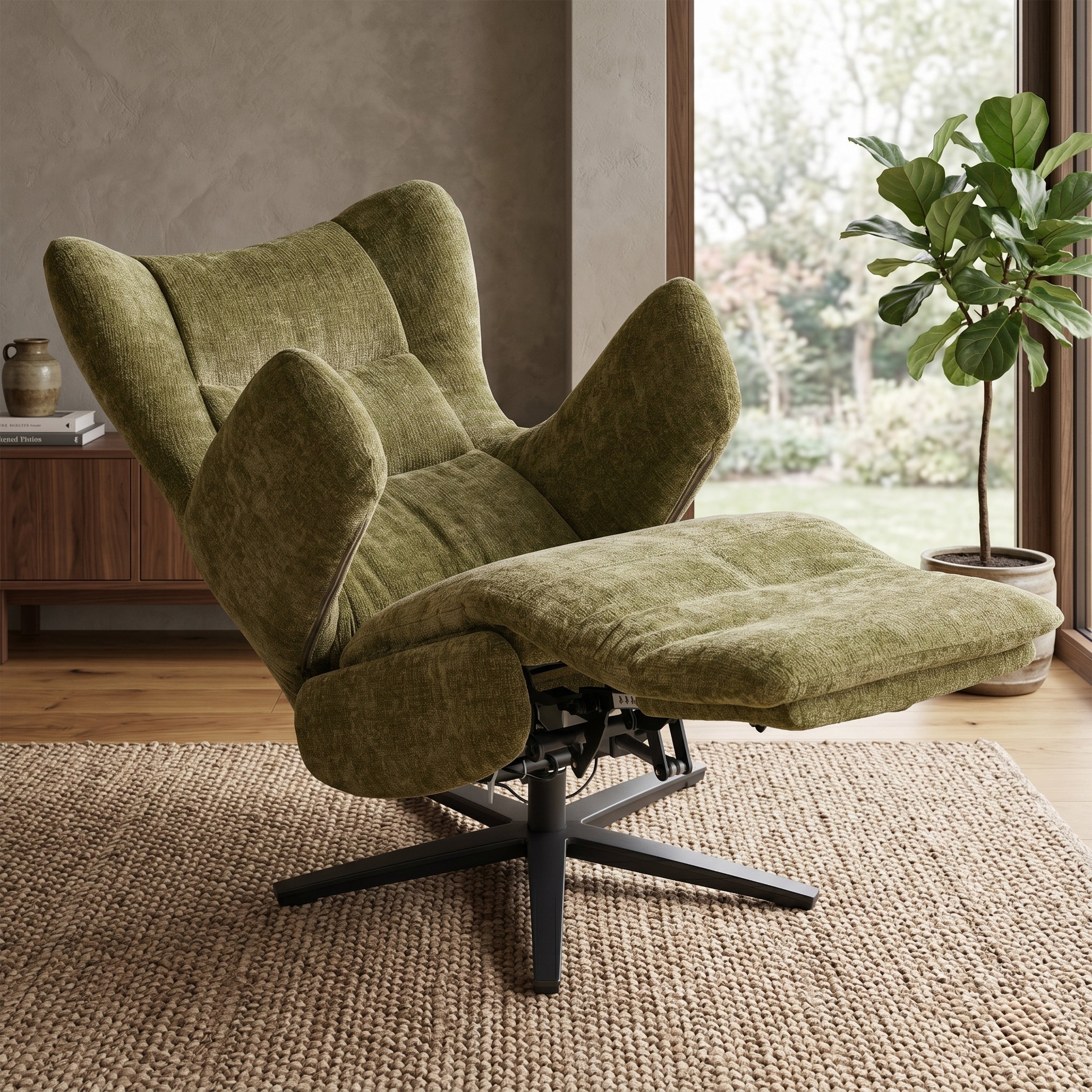 Elevate Lounge Chair Olive