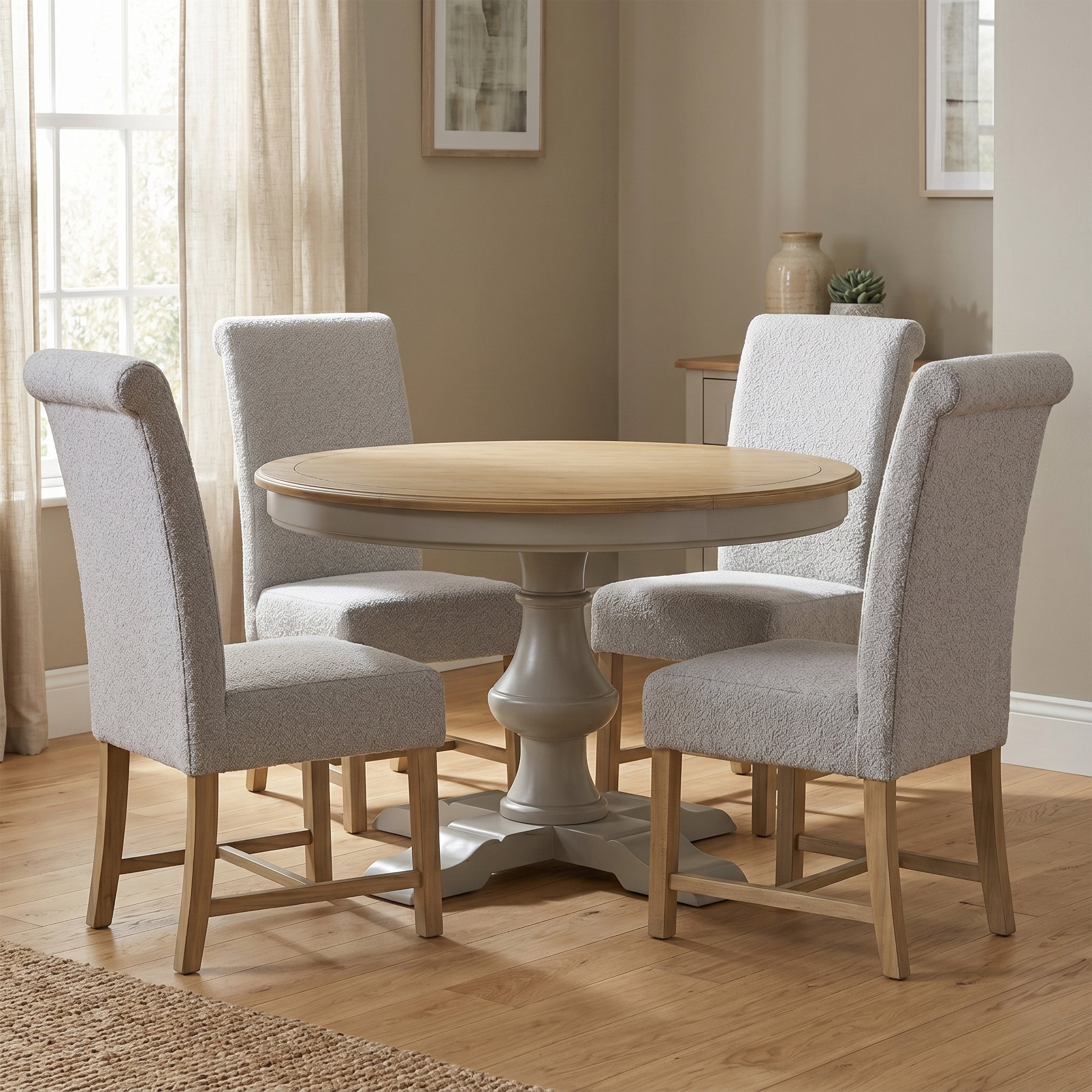 Chateau Painted Round 120cm Round Dining Set