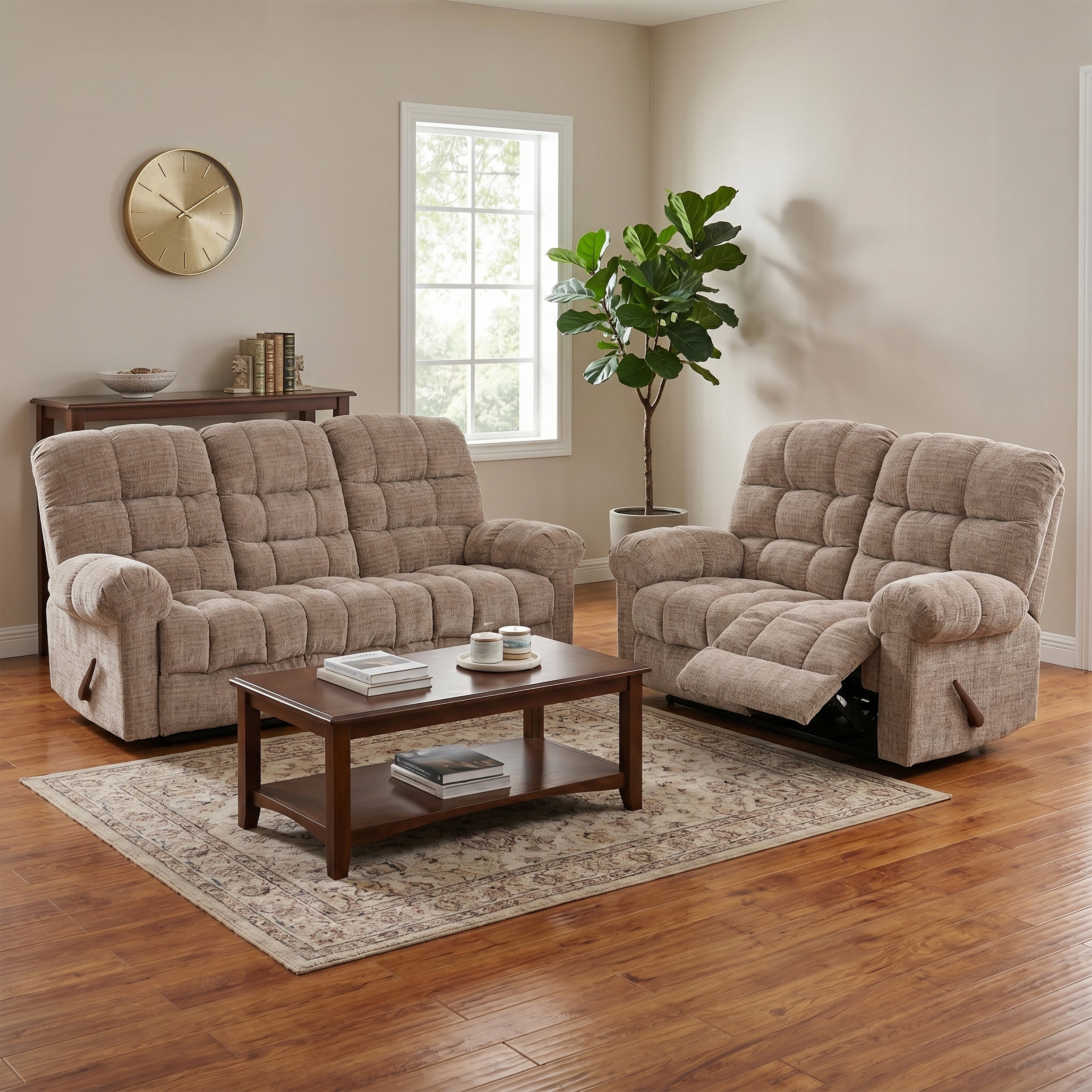 Cloud Recliner 3+2 Suite Beige