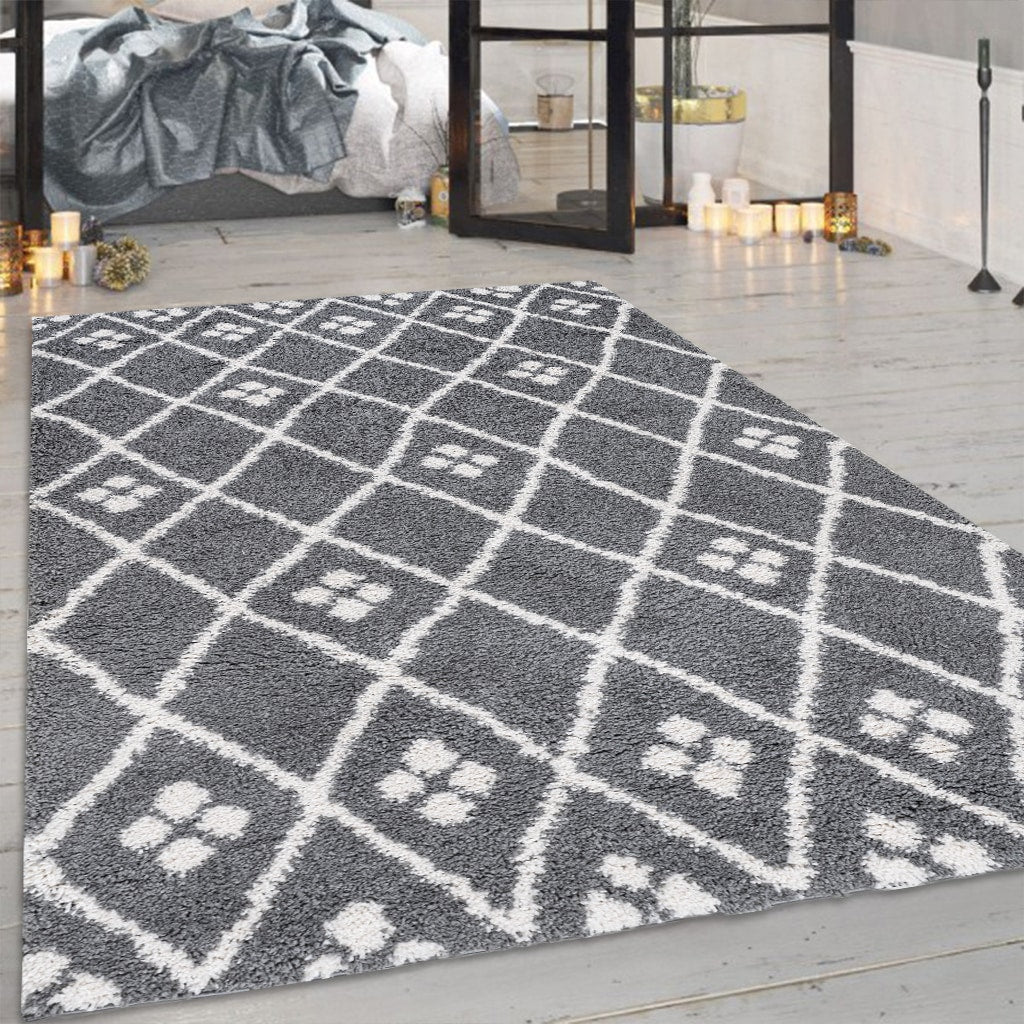 Milo Rug Grey 01 L 160 x 220 EXPRESS DELIVERY 3-5 DAYS