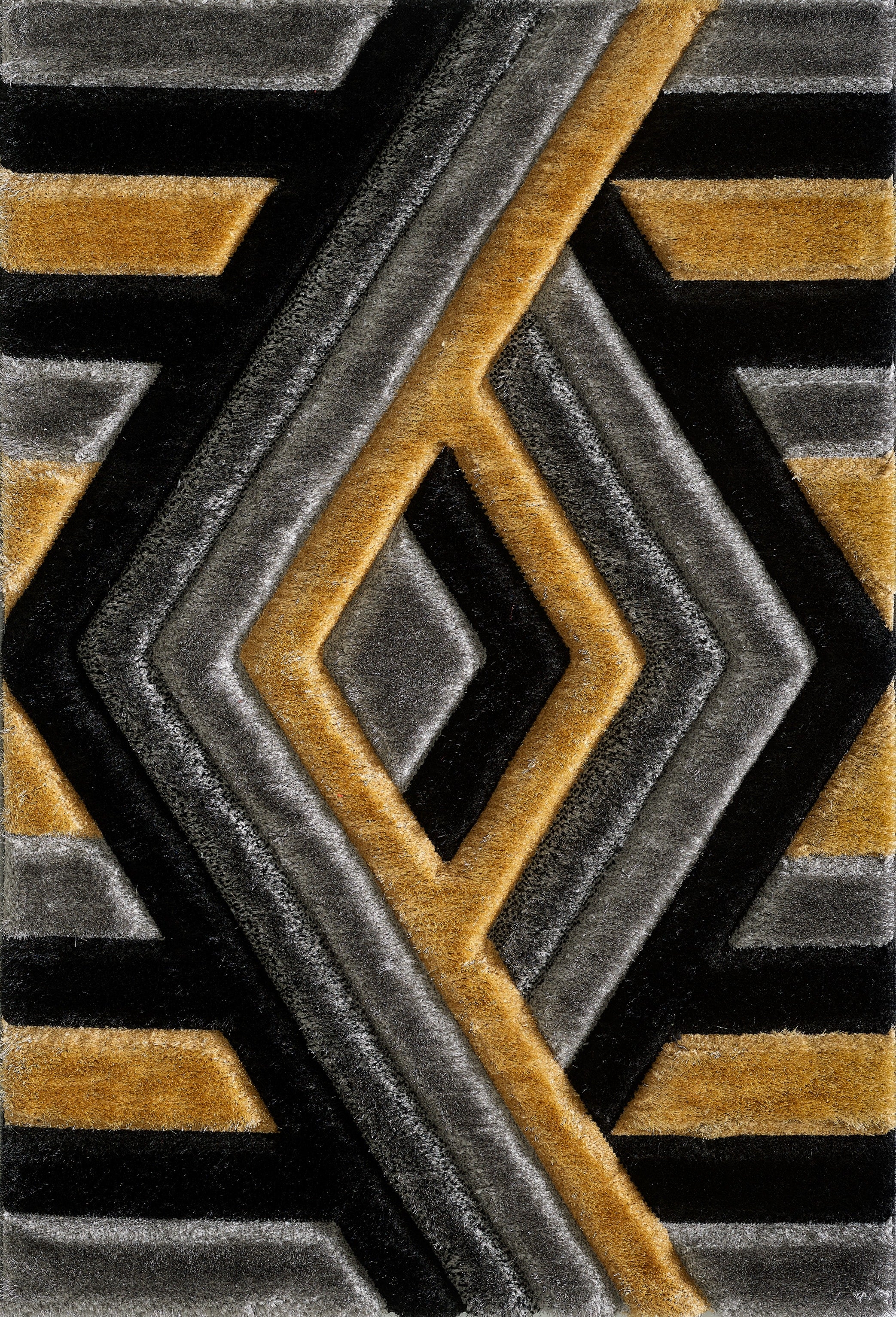 Saturn Rug Grey Gold X Large Express Delivery 3-5 days