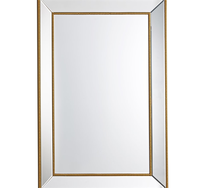 GD009 Mirror – 120x80cm with Gold Beaded Frame