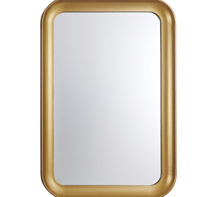 GD016 Rectangular Mirror – Gold Framed 120x80cm