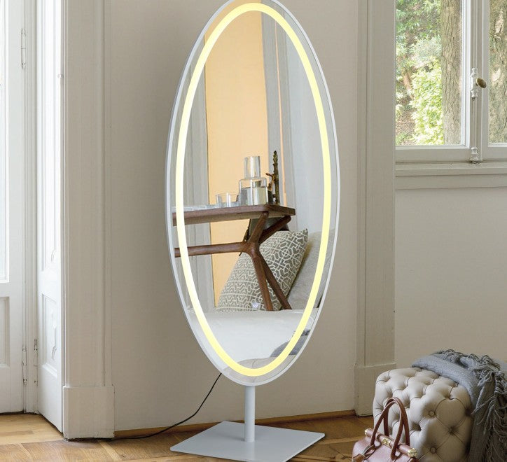 GD018 Oval Mirror – 150x60cm with LED & Bluetooth Speaker