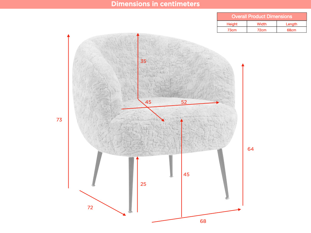 Willow Bedroom Chair - Fawn