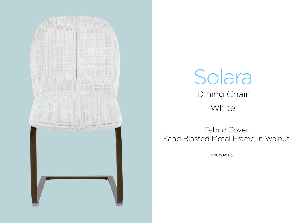 Solara Dining Chair White