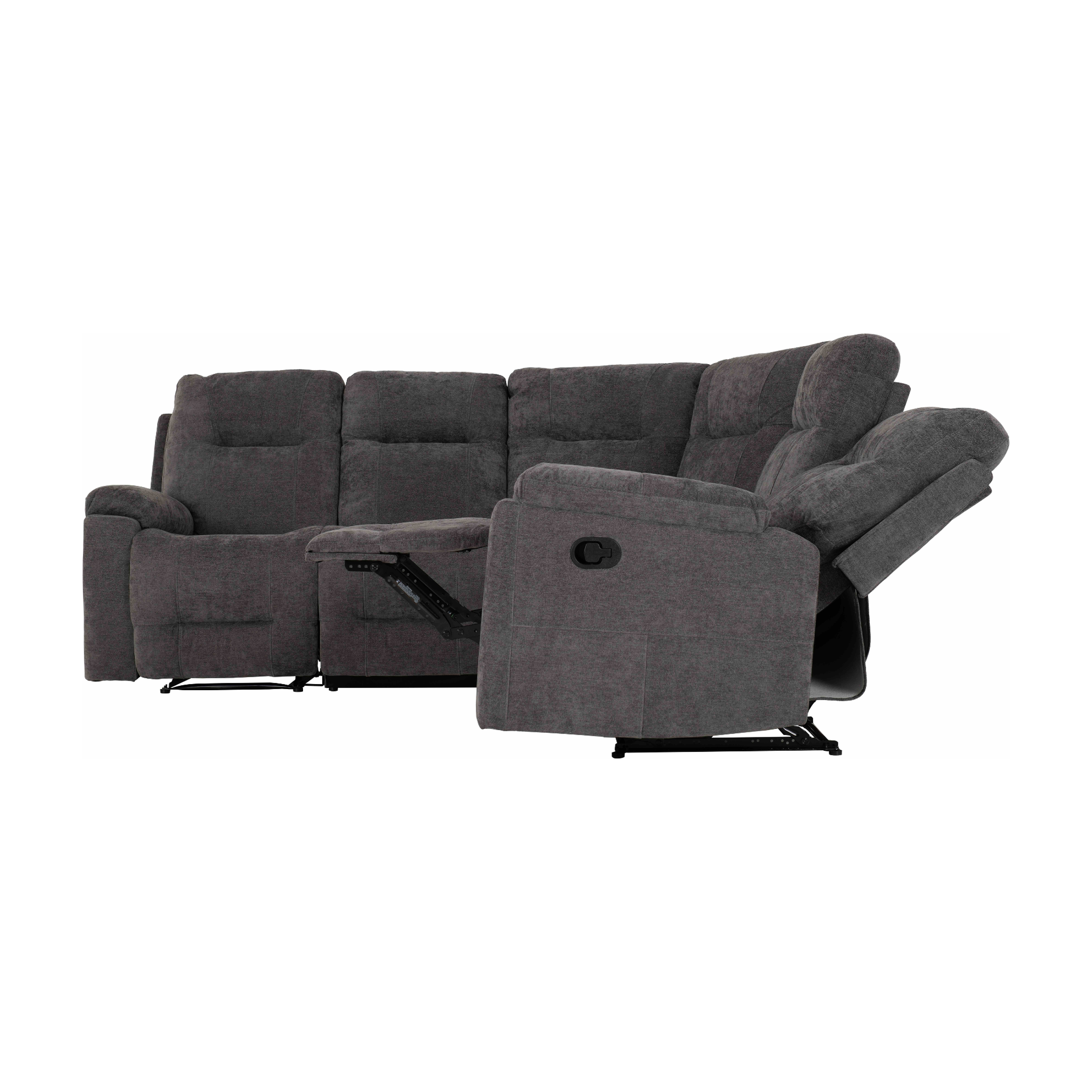 Guildford Corner Sofa Grey Fabric - image 4