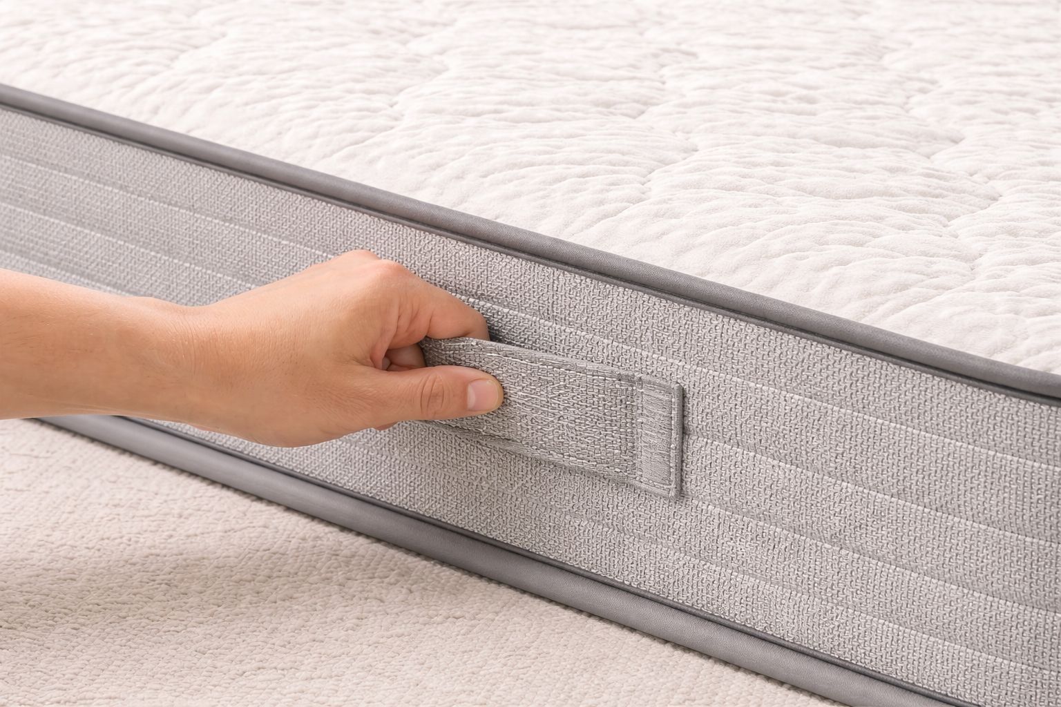 Mars Low Profile Foam Mattress – Quilted Fabric Cover with Firm Support (200x90cm)