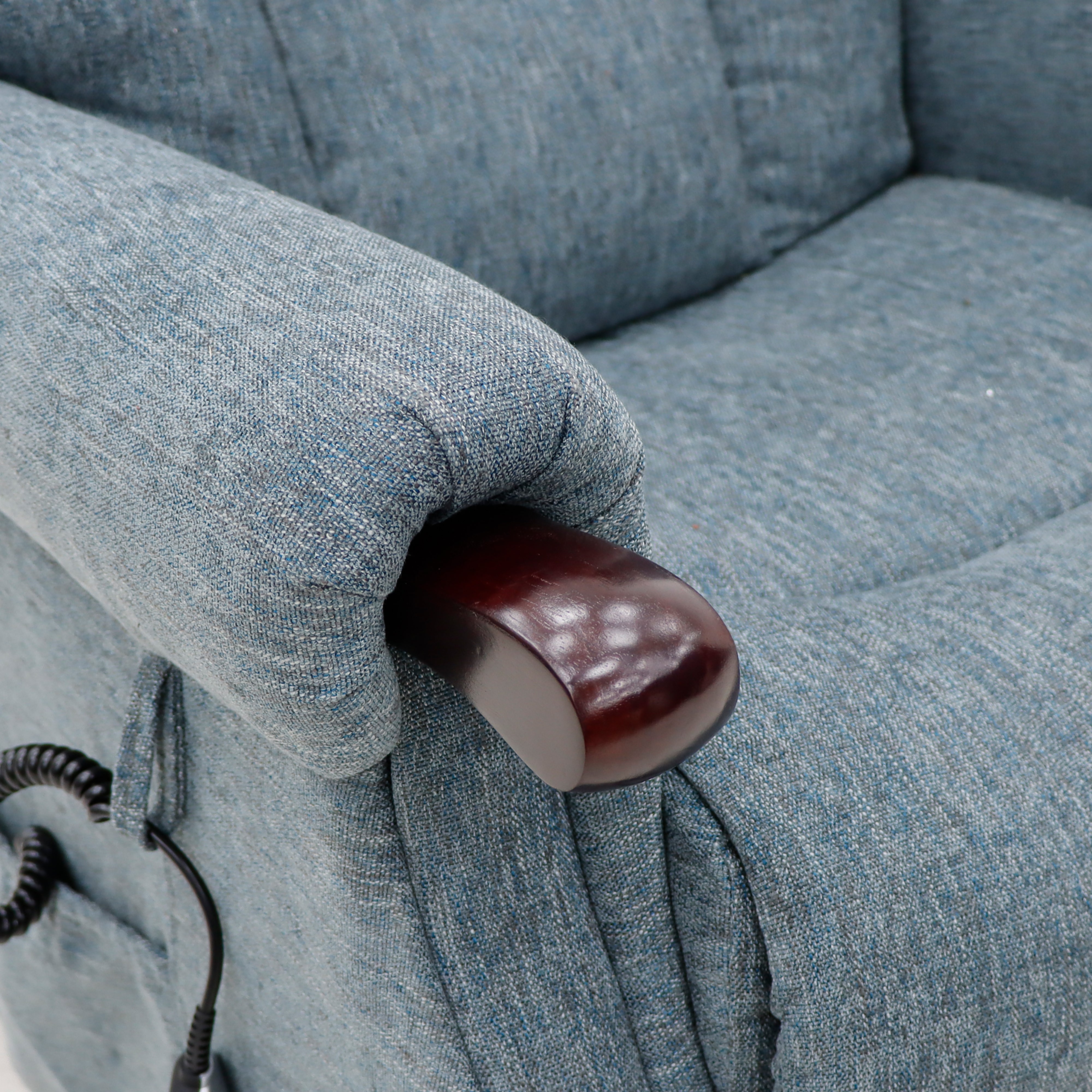 Astoria Dual Motor Lift & Tilt Chair – Steel Fabric with USB Charger
