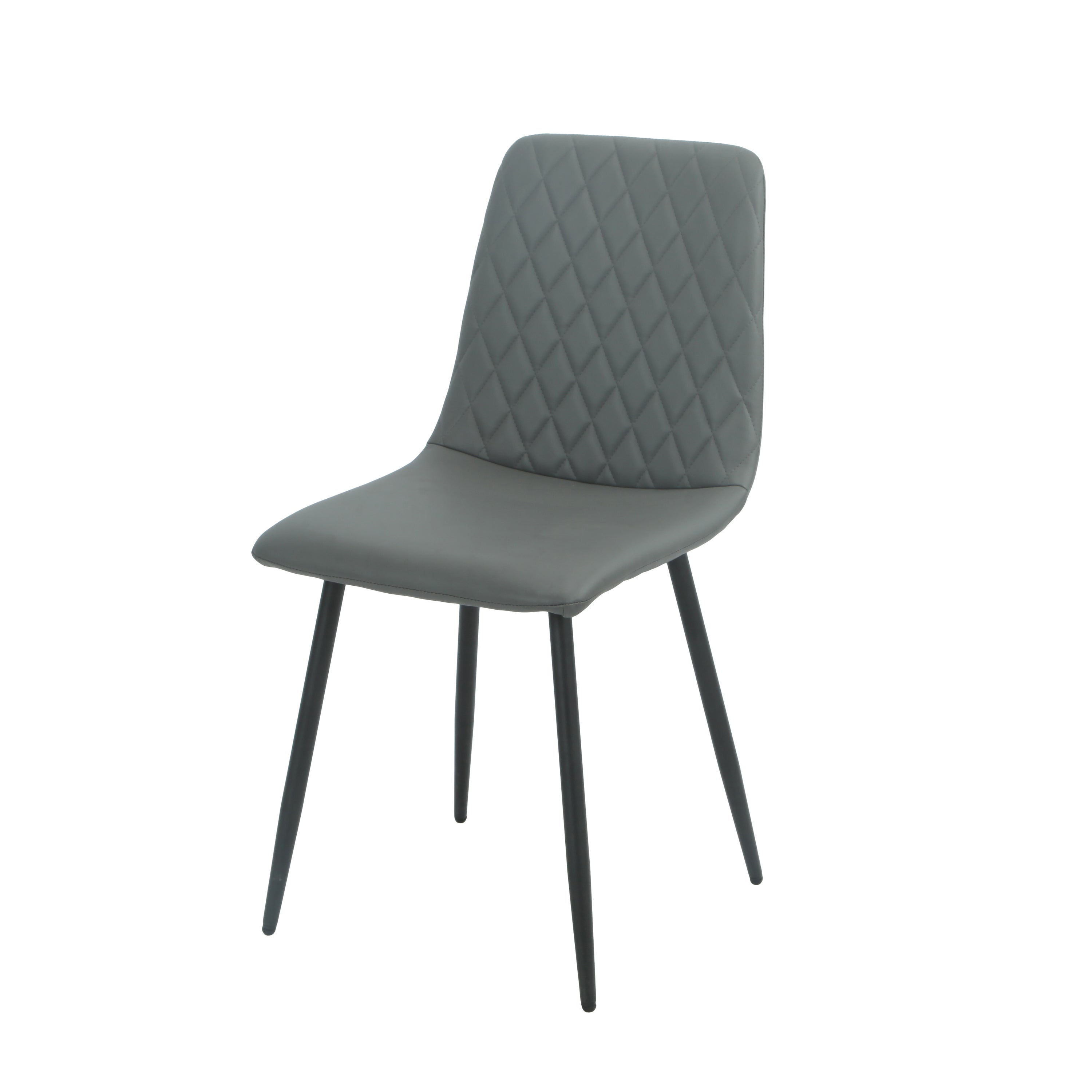 Argenta 90cm Dining Set - Dark Grey Chairs