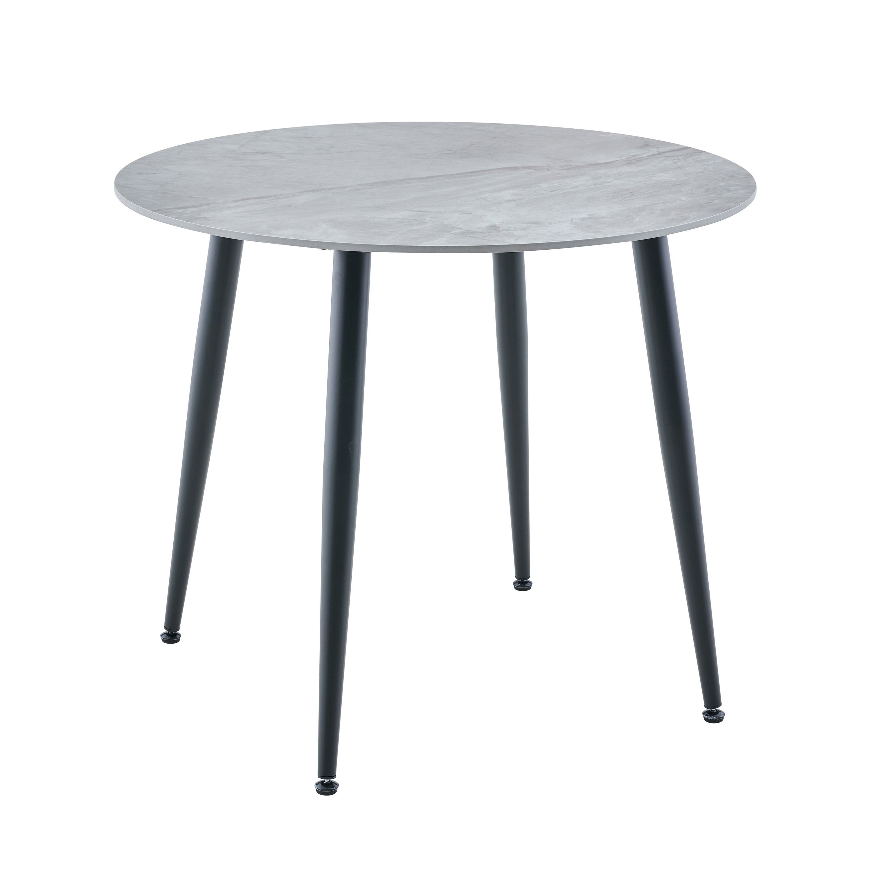 Argenta 90cm Dining Set - Light Grey Chairs