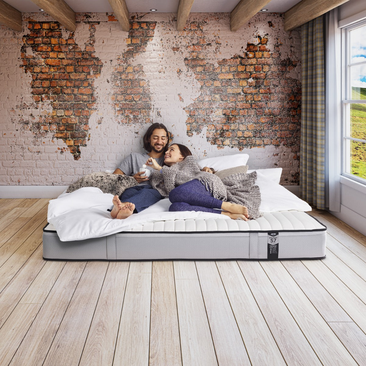 Jay-Be Benchmark S7 Tri-brid Eco Friendly Mattress - 4ft
