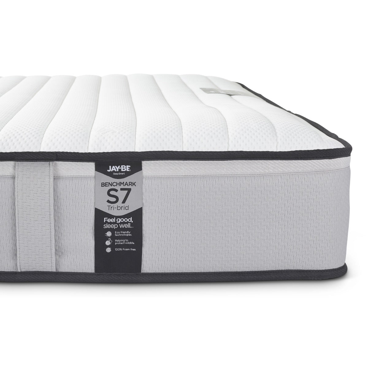 Jay-Be Benchmark S7 Tri-brid Eco Friendly Mattress - 4ft
