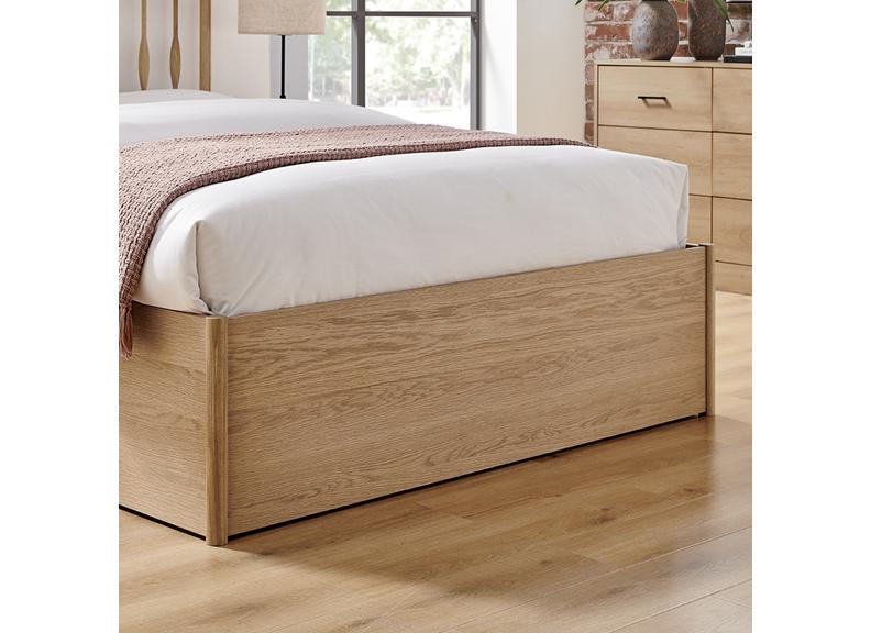 Estrie Oak Storage Bedframe