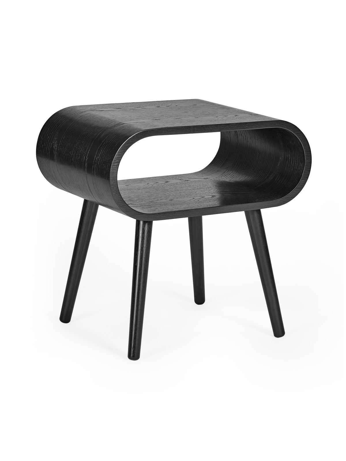 Apollo Black Ash 45cm Round Side Table