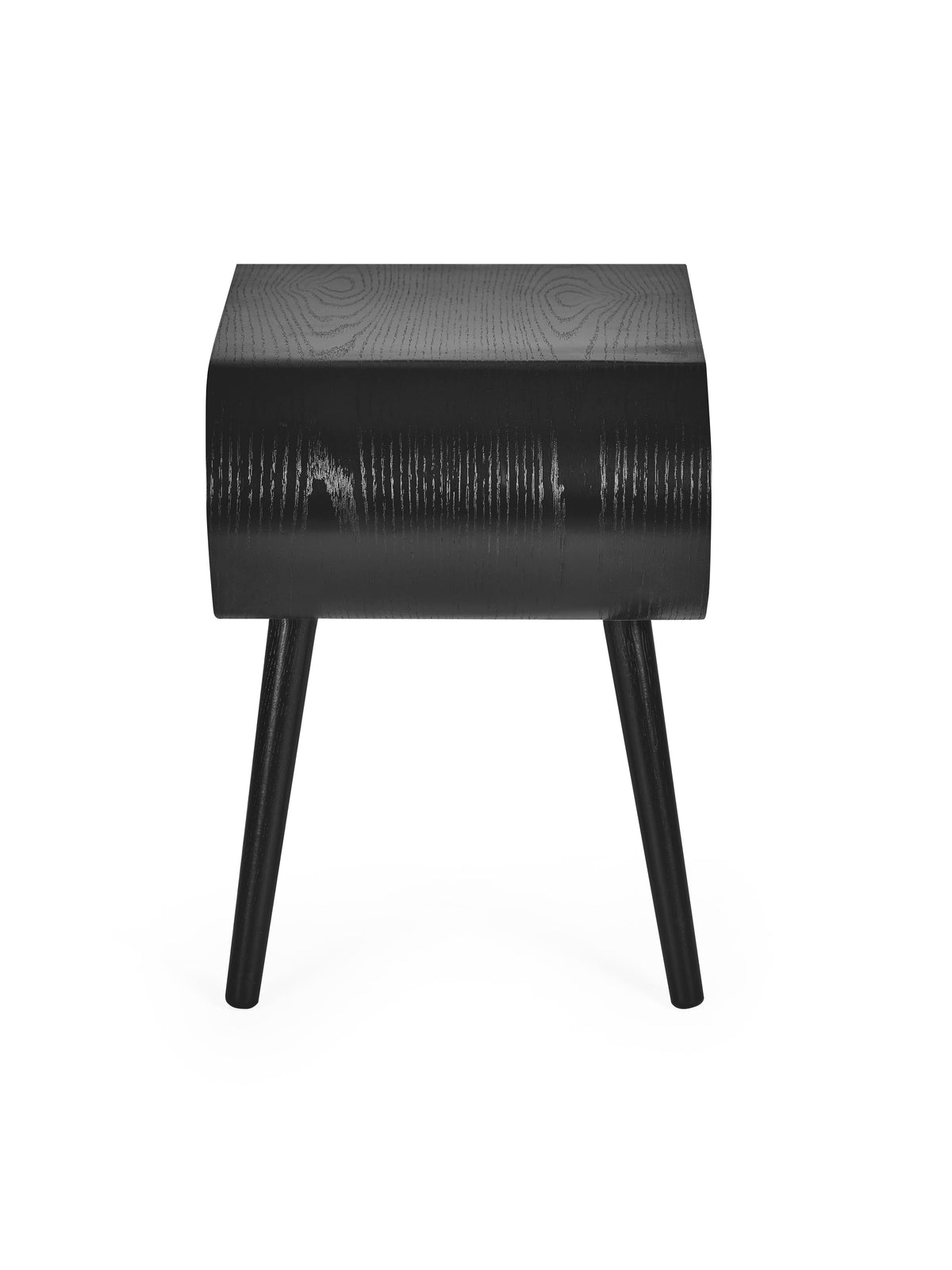 Apollo Black Ash 45cm Round Side Table