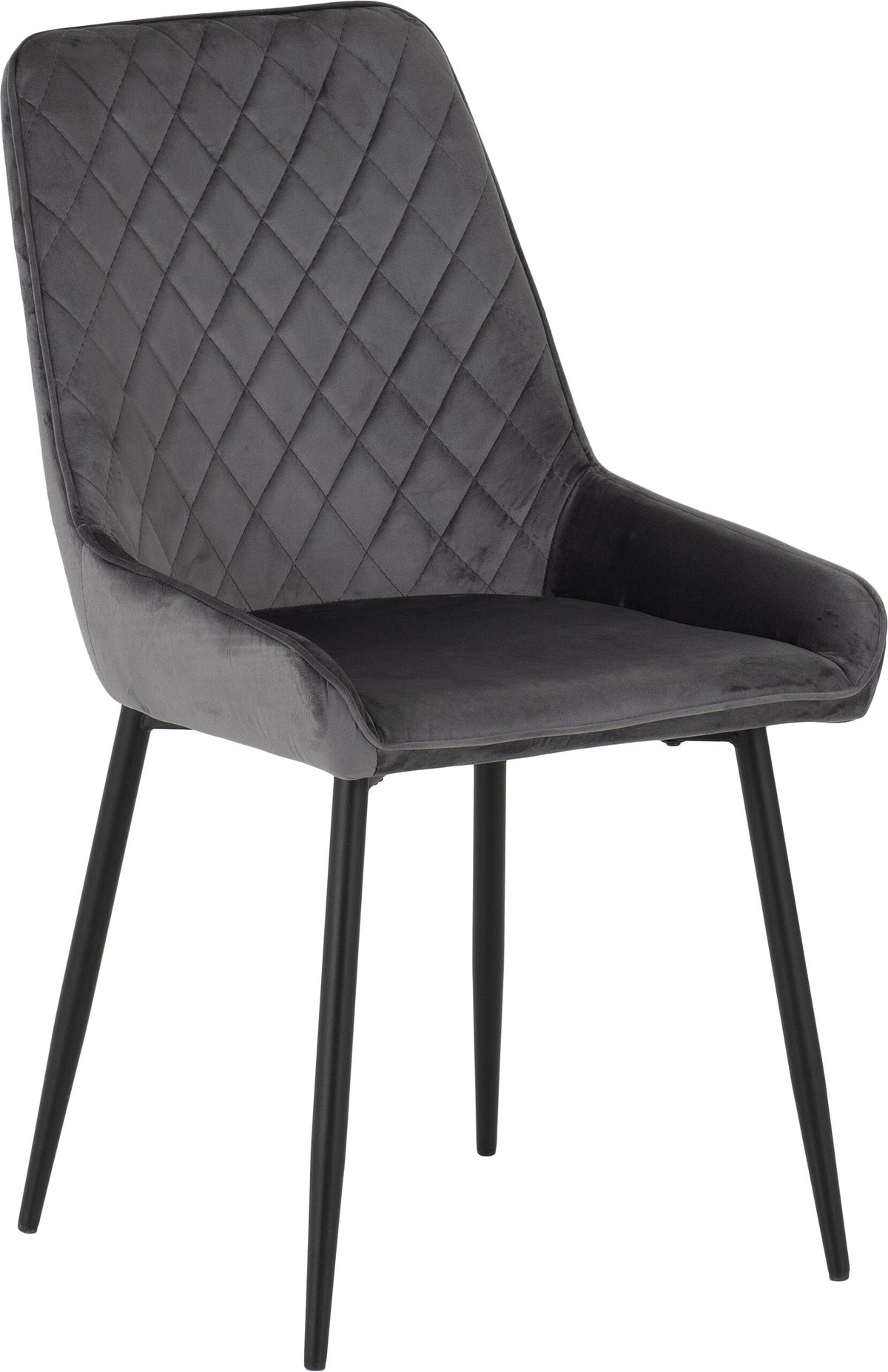 Avery Chair (Box of 2) Grey Velvet