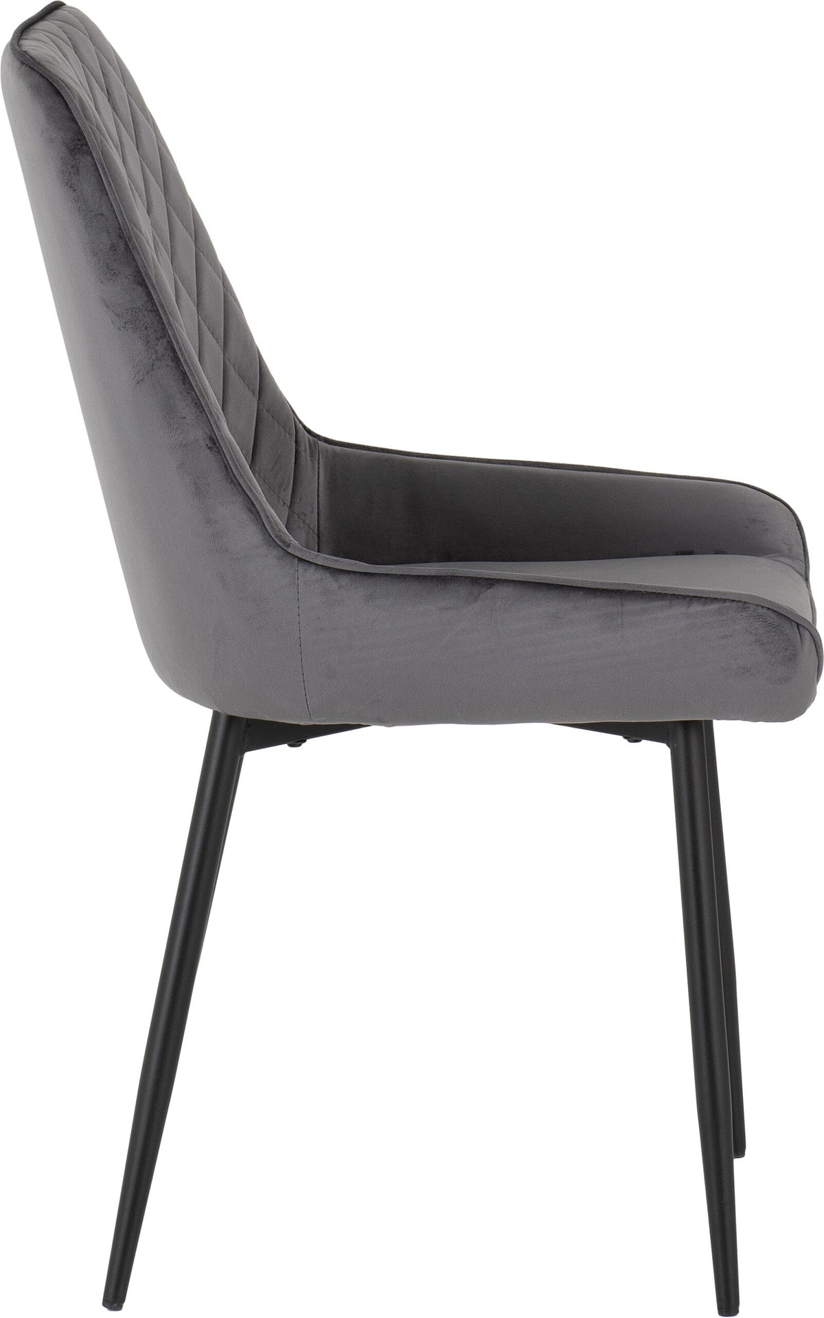 Avery Chair (Box of 2) Grey Velvet
