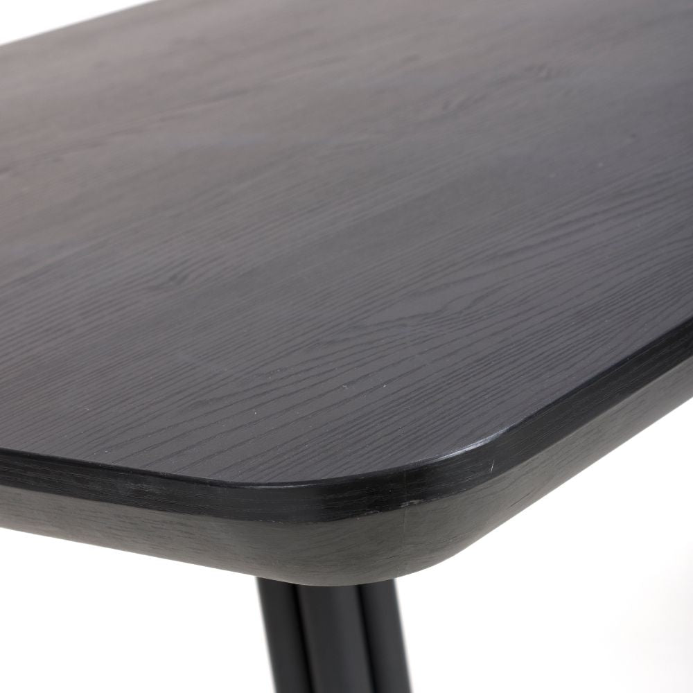 Boston Square Table 800 x 800mm - Black - Image 3