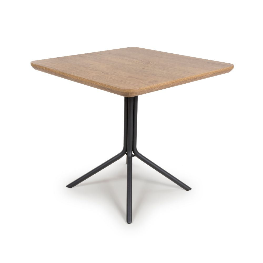 Boston Square Table 800 x 800mm - Rustic Oak - Image 2